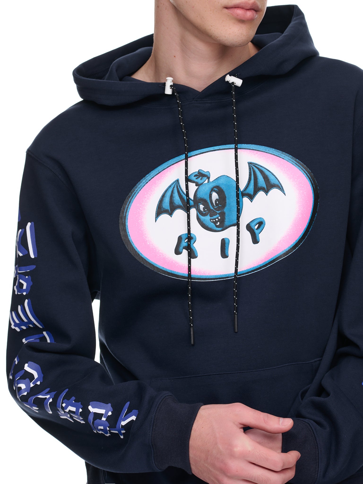 Rest In Punk Hoodie (NN17-HD04B-NAVY)