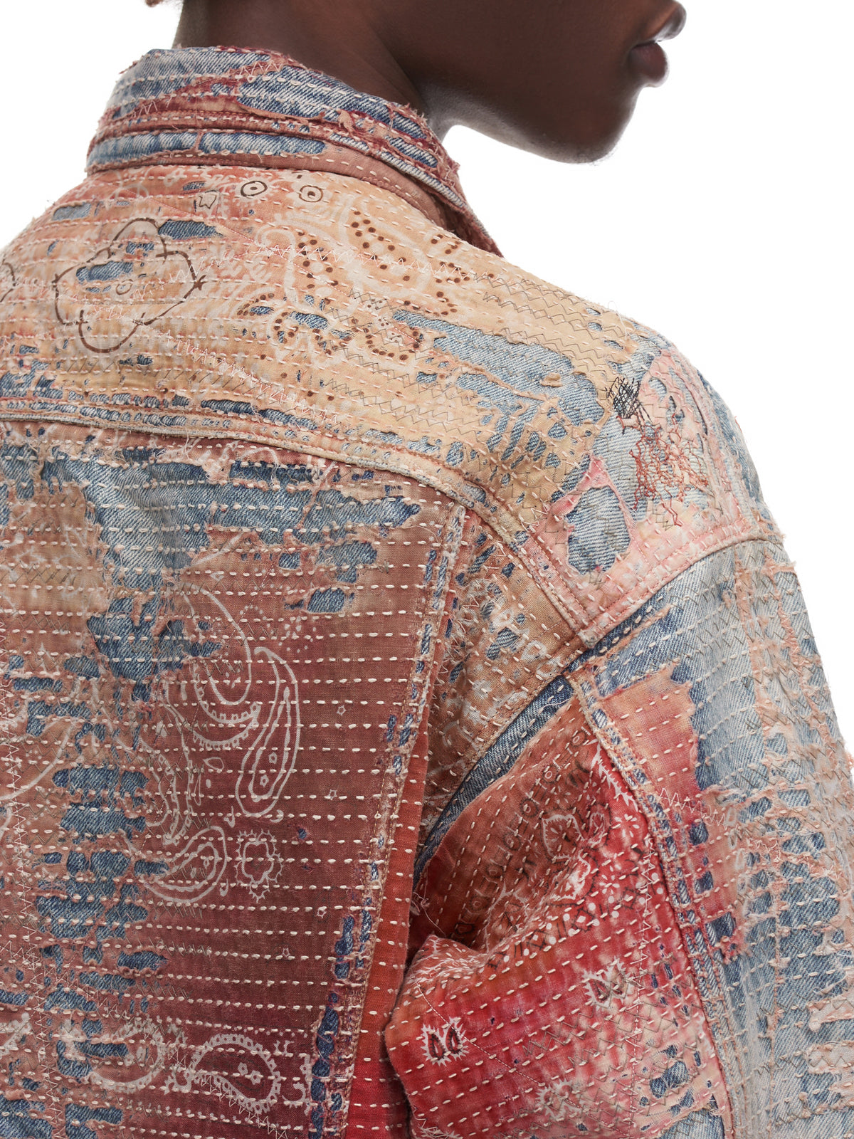 Proleta Re Art Bandana Denim Jacket | H. Lorenzo - detail 2