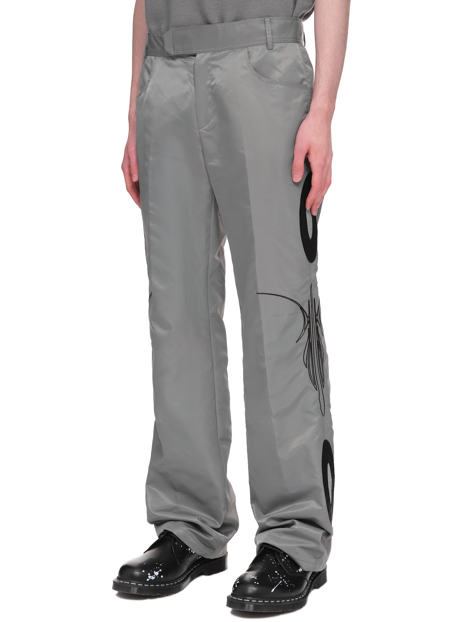 C0de Disc Trousers | H. Lorenzo - side