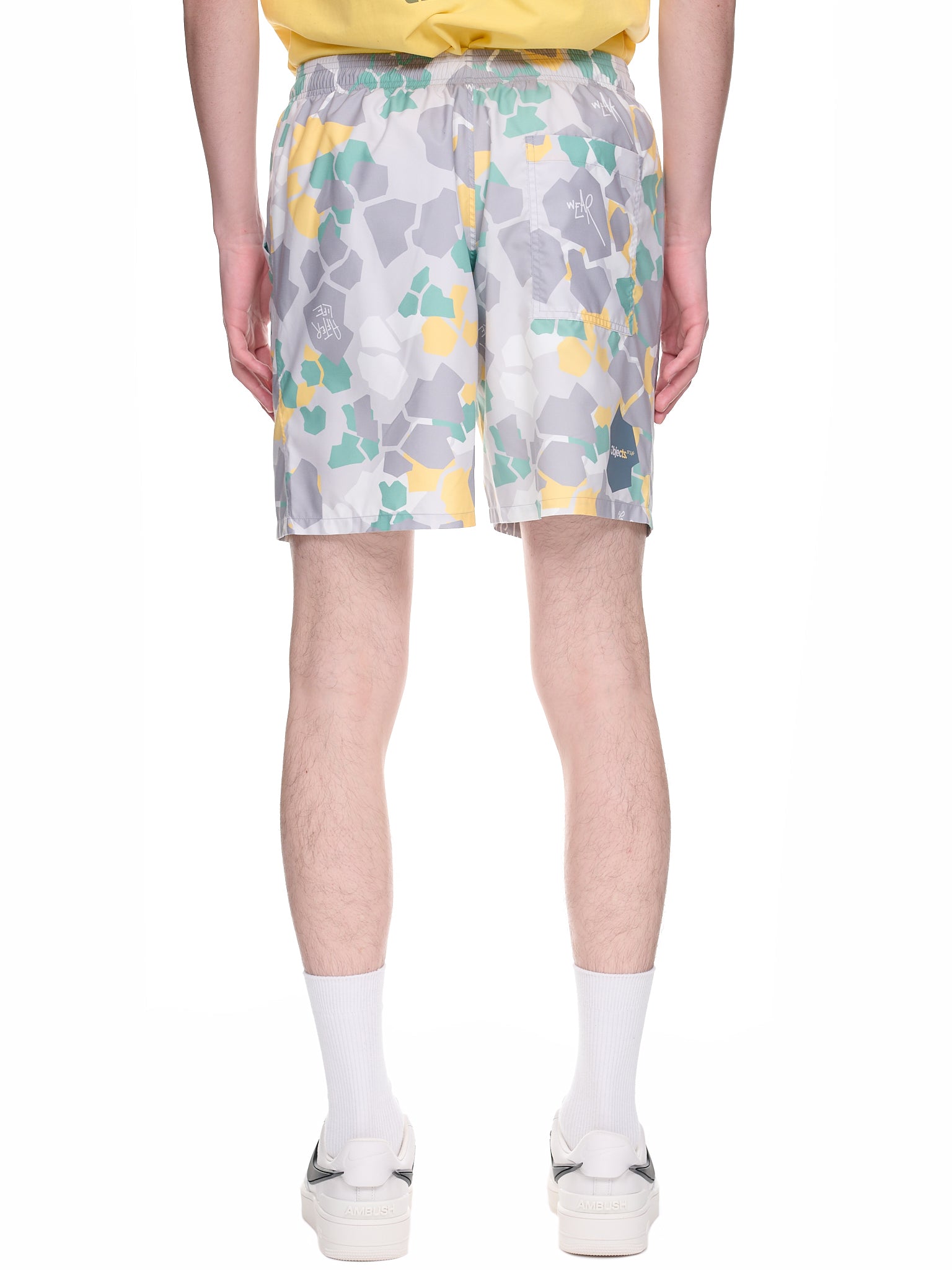 Camo Swim Shorts (OBJ00230714-YELLOW-CAMO)