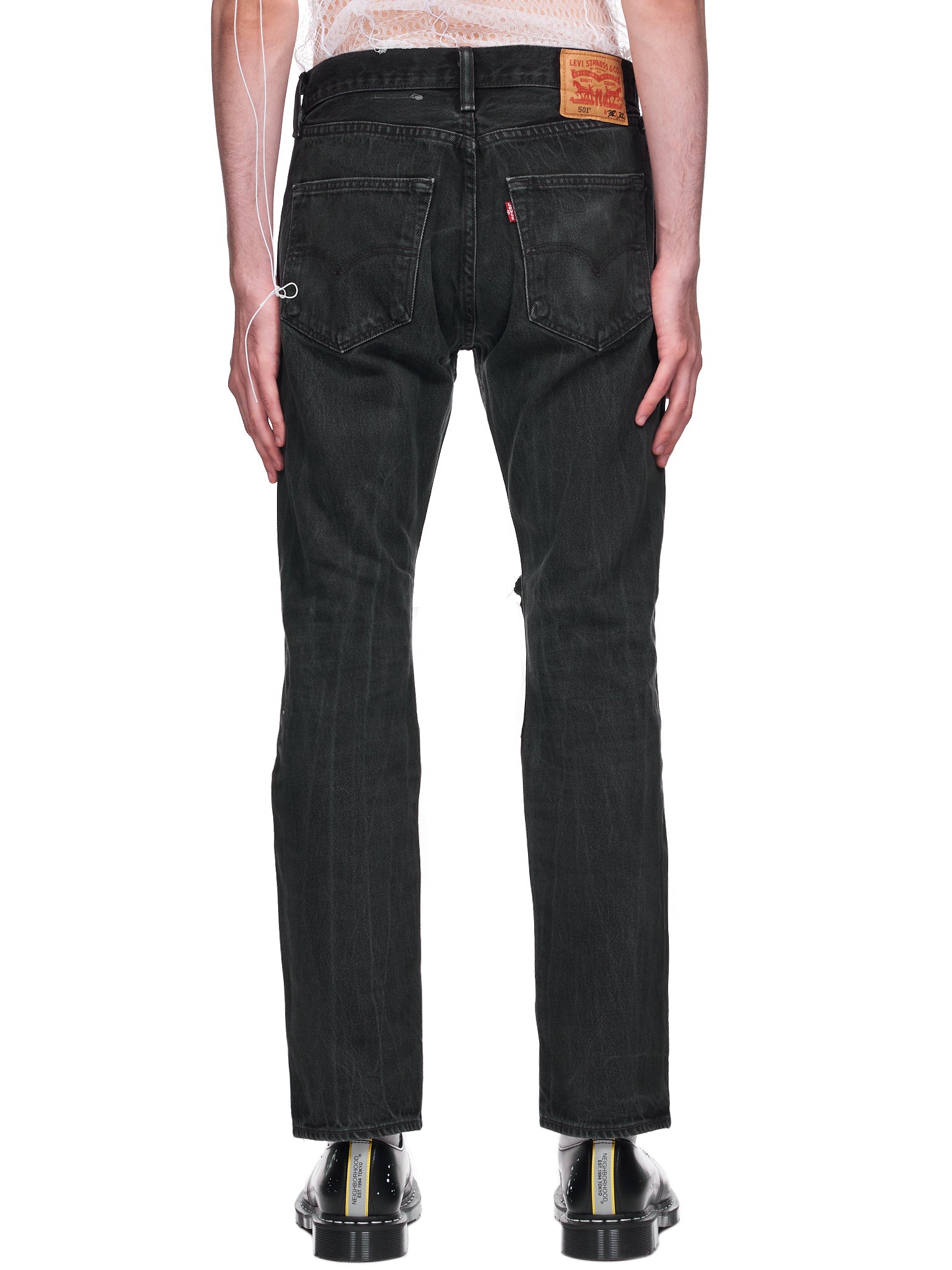BCO Black Jeans with Patches 30