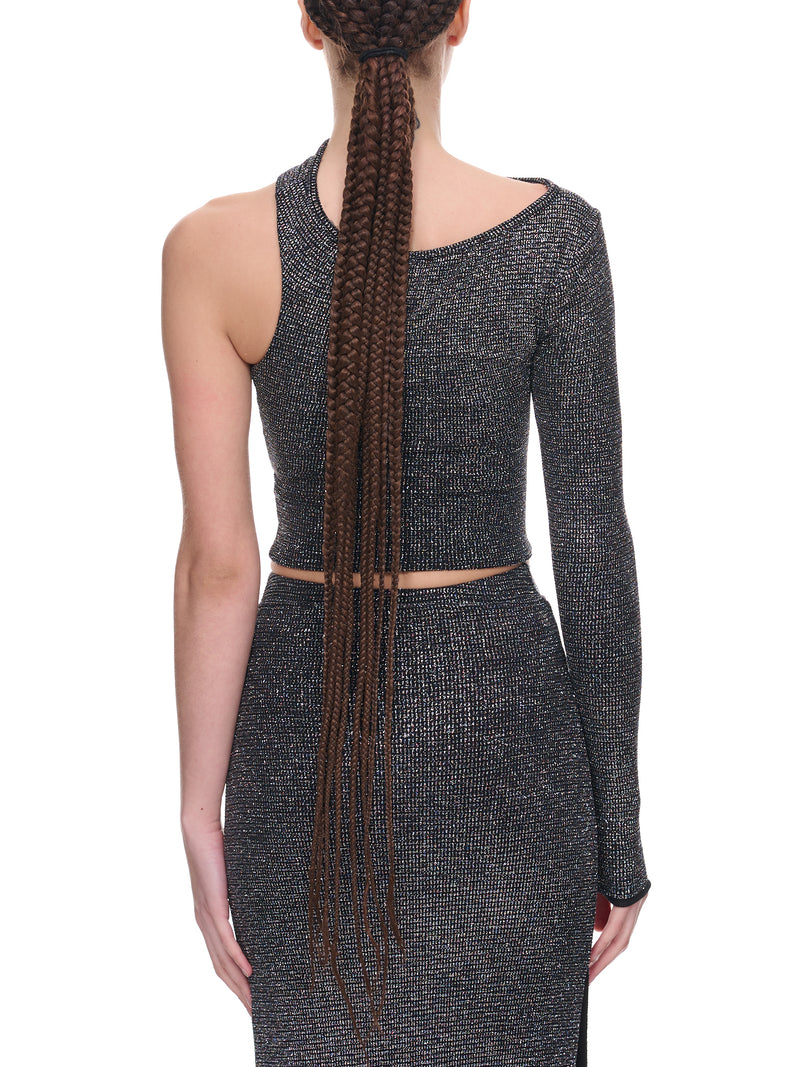 LAMA JOUNI Shimmer Top | H.Lorenzo - back