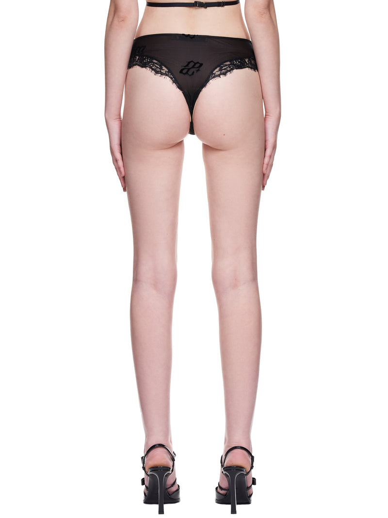 Didu High Waist Lace Underpants | H.Lorenzo - back