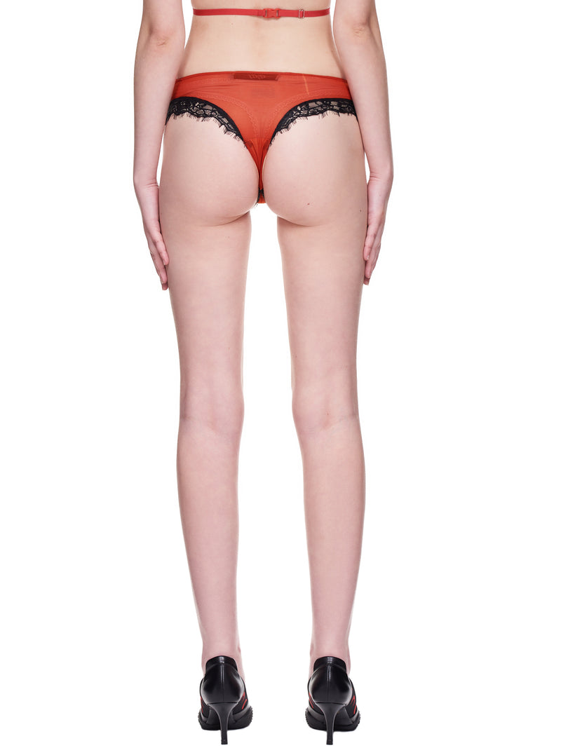 Didu High Waist Lace Underpants | H.Lorenzo - back