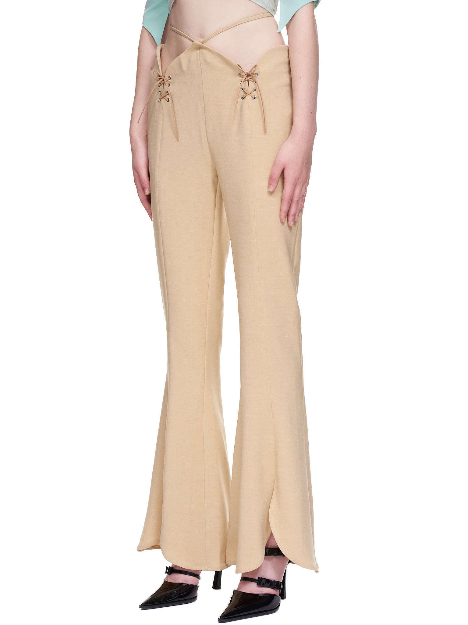 Didu Flarry Suit Trousers | H.Lorenzo - side