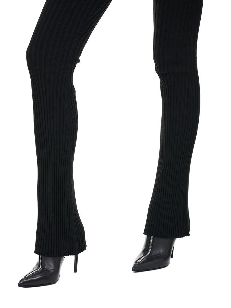 Knit Flare Pants (PA06770473-BLACK)