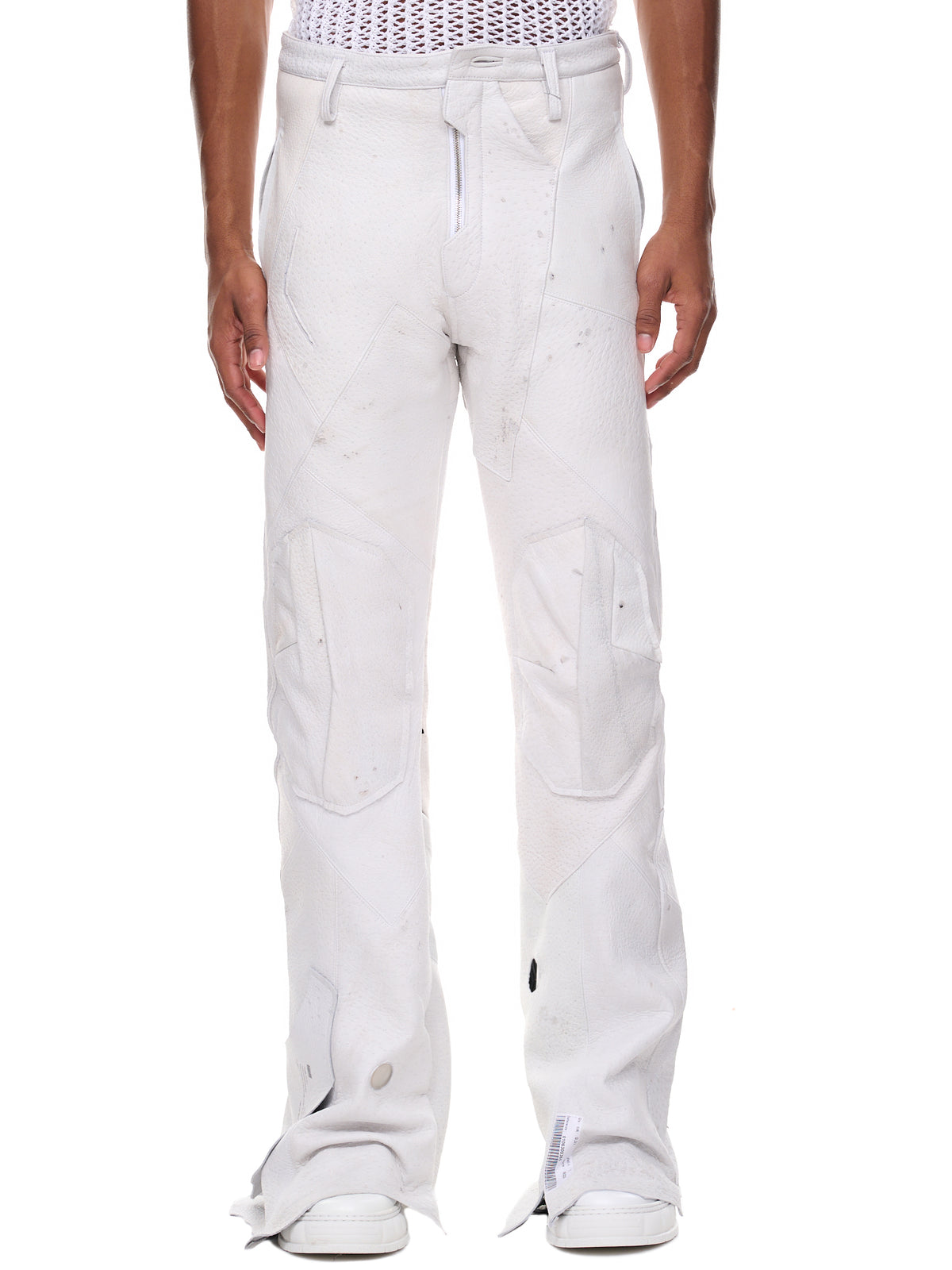 Peccary Biker Trousers (PCCR-31-WH-WHITE)