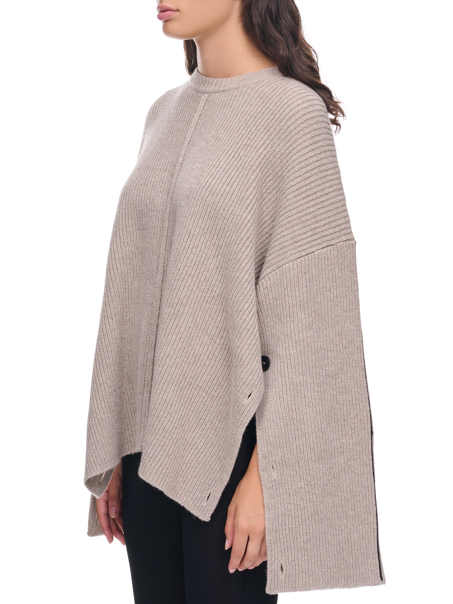 Peter Do Knit Cape Sweater | H.Lorenzo - side