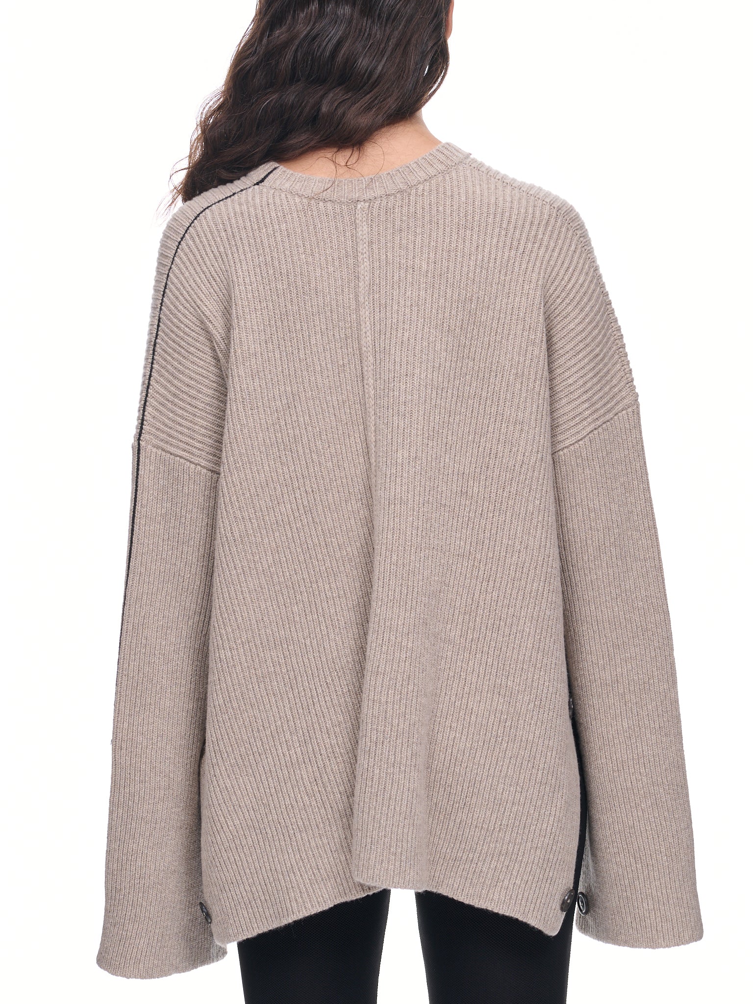 Peter Do Knit Cape Sweater | H.Lorenzo - back