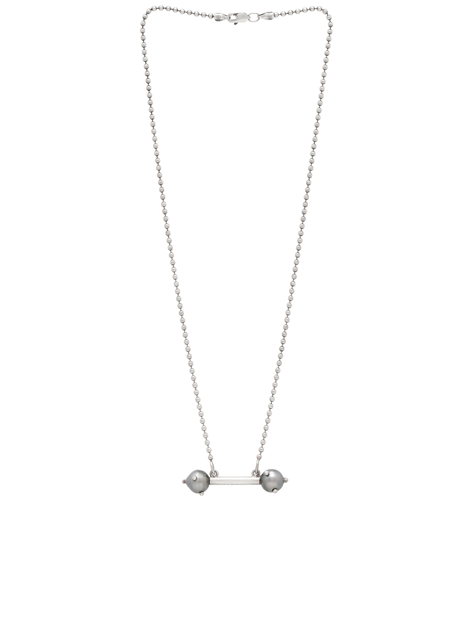 Grey Pearl Percing Necklace (PERLA-PIERCING-GREY-PEARL)