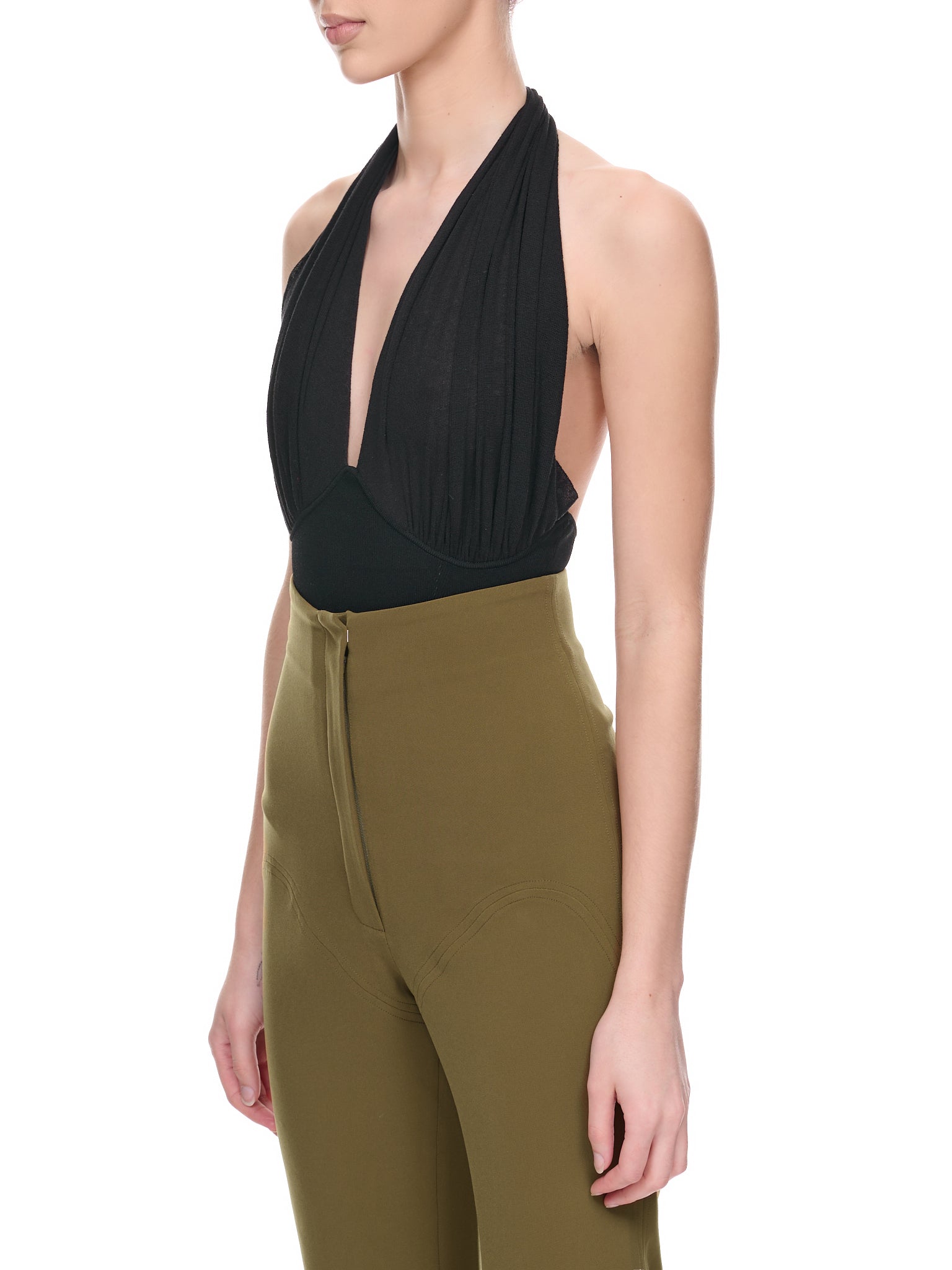 Draped Bodysuit (PG365-DRAPED-BLACK)