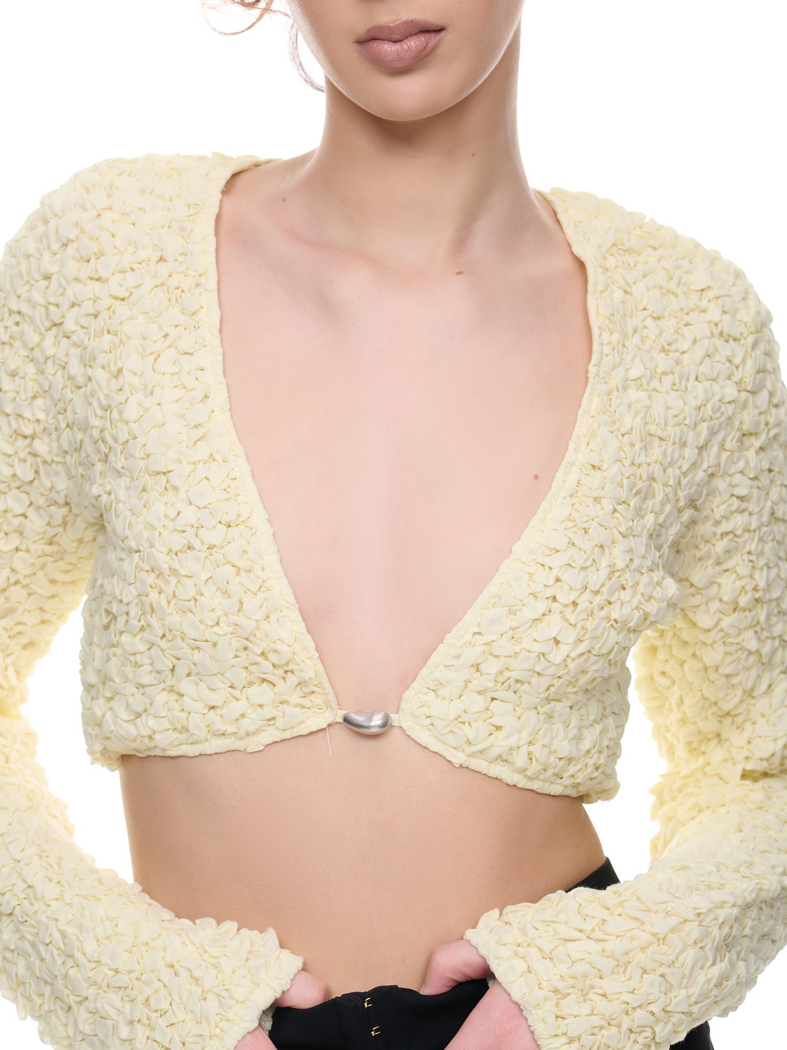 Popcorn Crop Top (PG378-POPCORN-BUTTER)