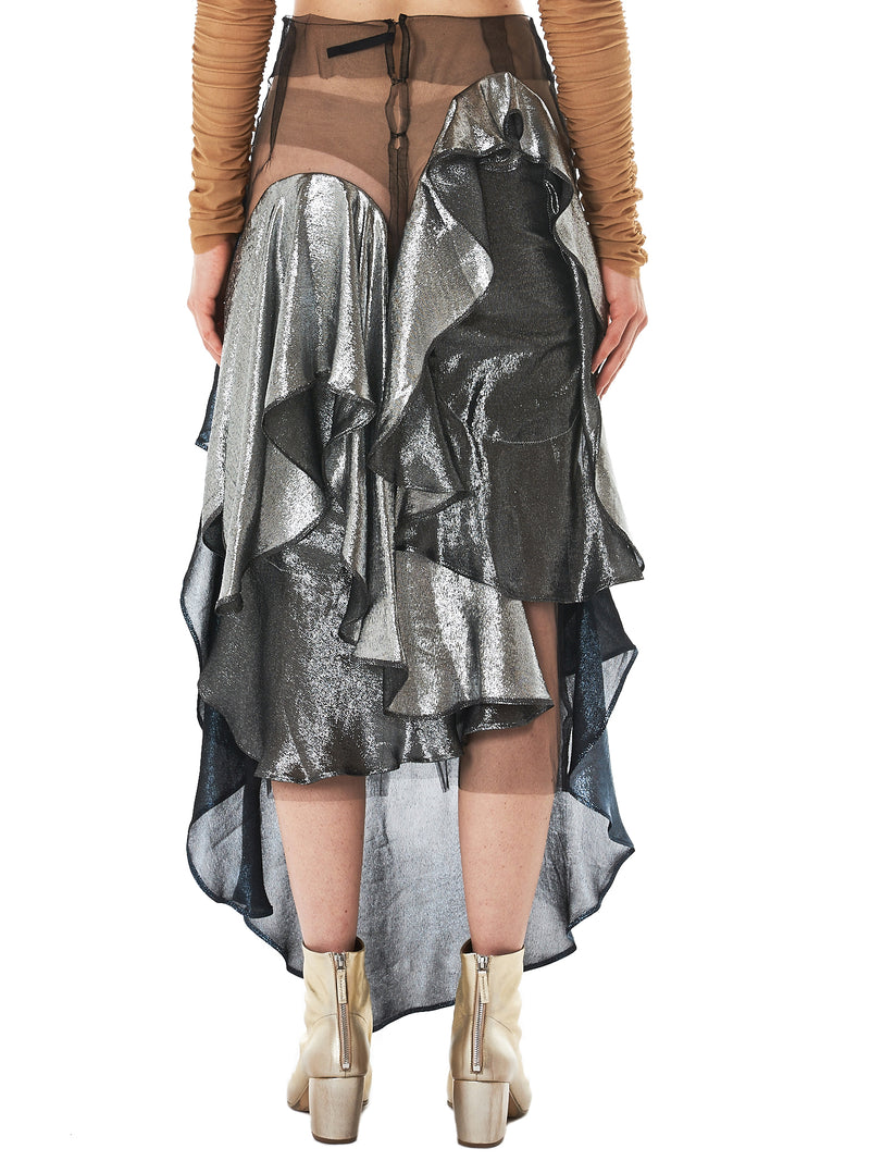 Paula Knorr Drape Skirt - Hlorenzo back