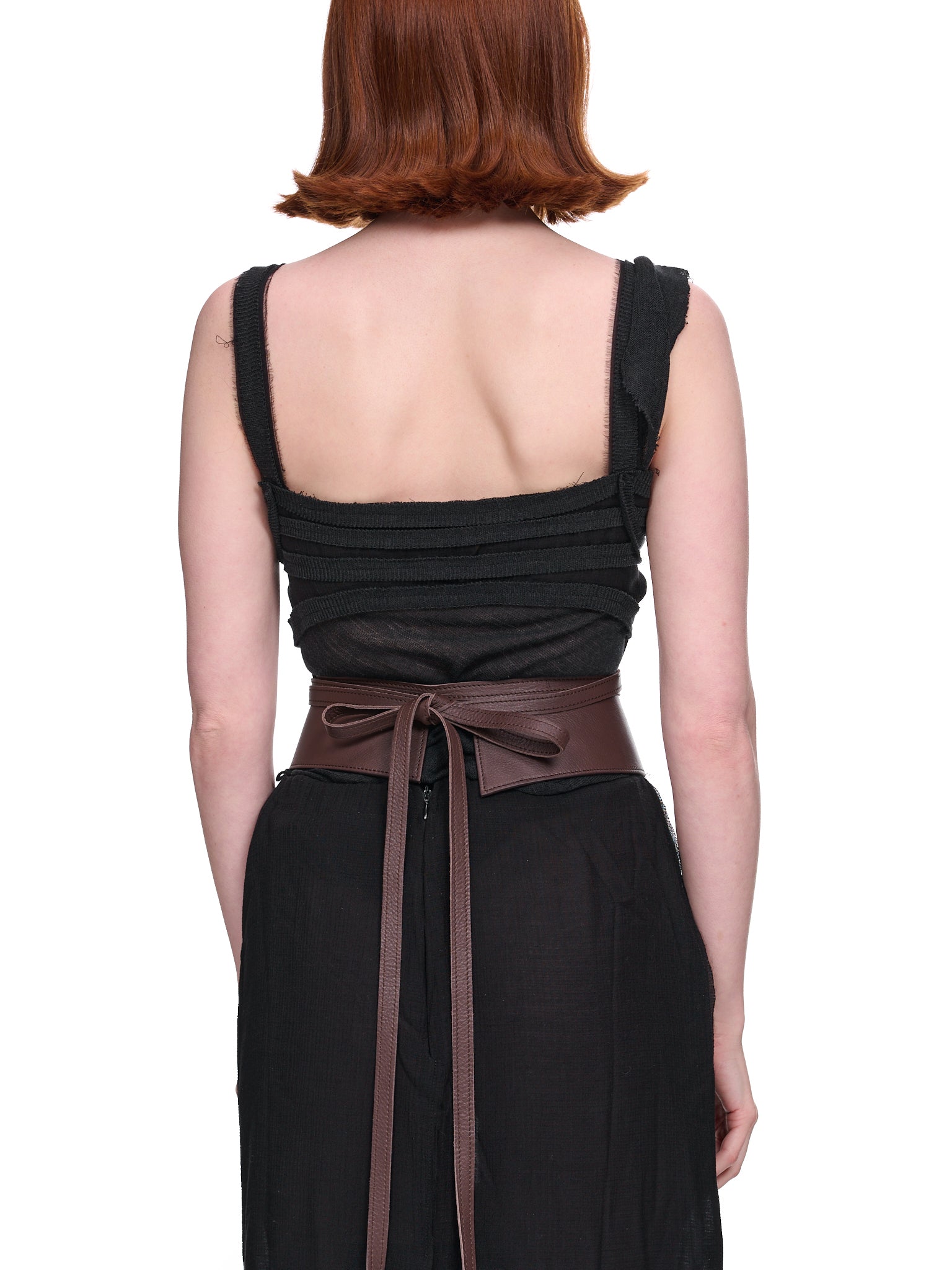 Corset Belt - Cognac Brown  Leather accessories by PRITCH