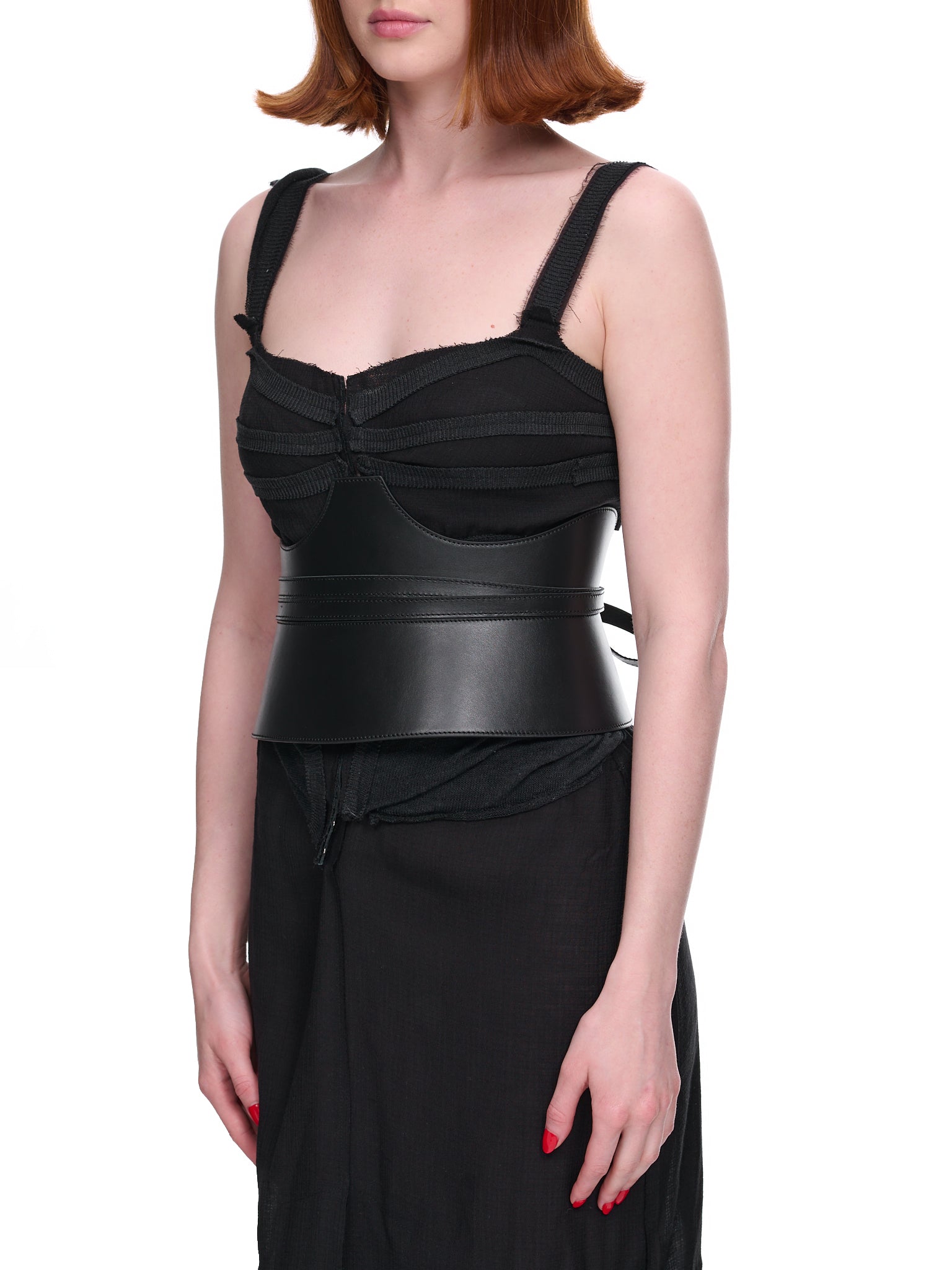 Cut-Out Corset Belt (PLTCB-S28-CUT-OUT-BLACK)