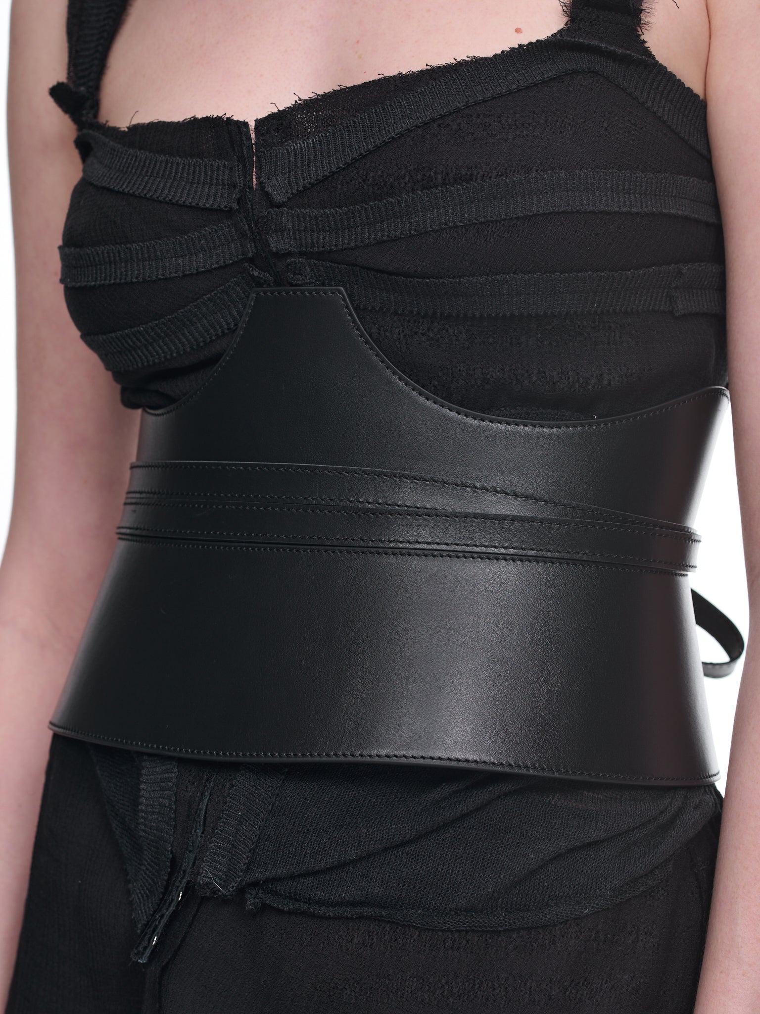 Cut-Out Corset Belt (PLTCB-S28-CUT-OUT-BLACK)