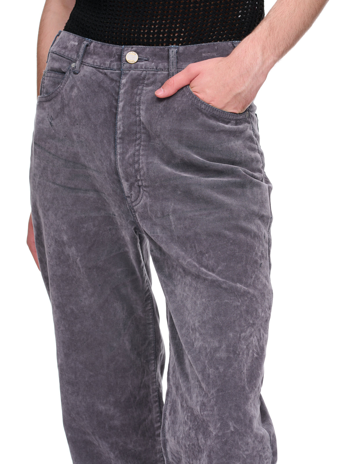 Velvet Jeans (PT030-GRAY)