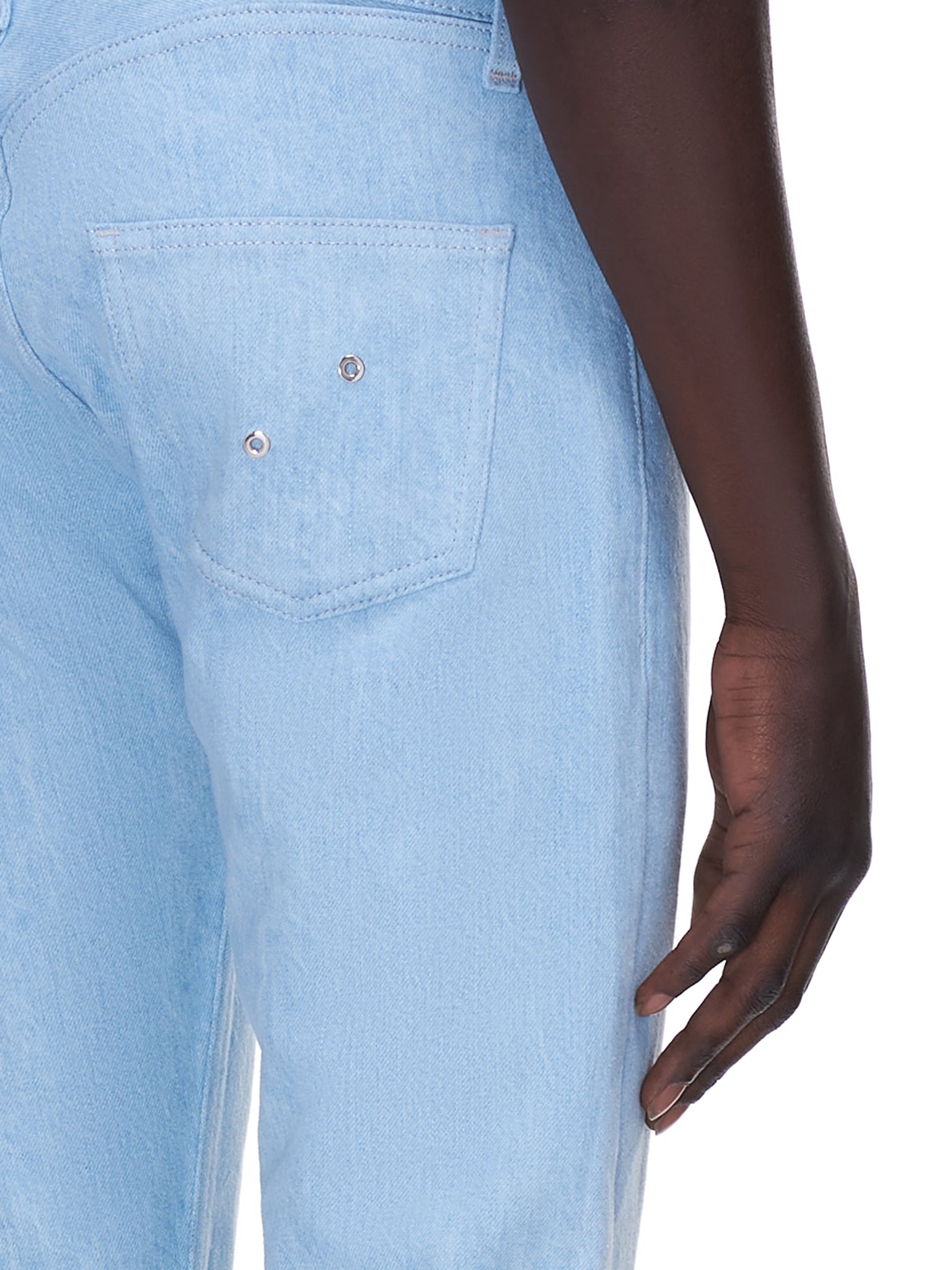 Light Blue Monogram Denim Cargo Pants – ludovic de saint sernin