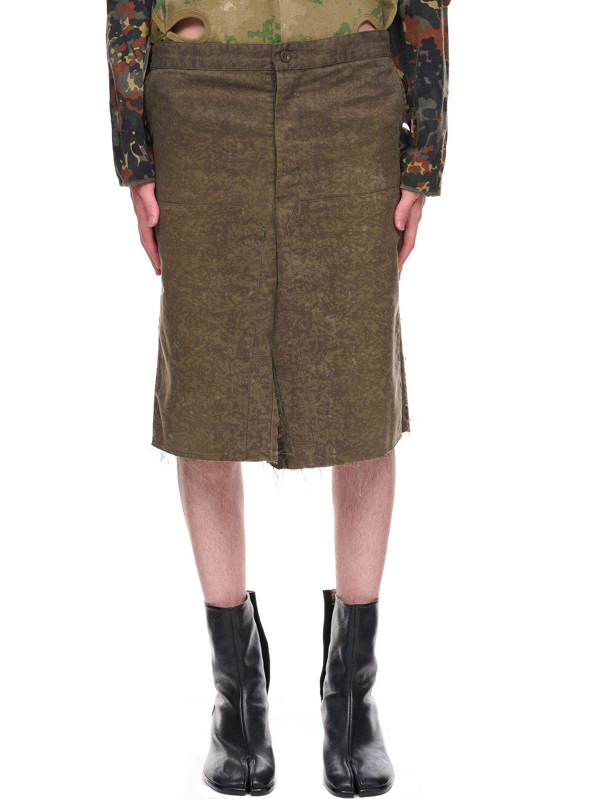 Deconstructed Skirt (PT2LL02P03-CAMO-MIX)