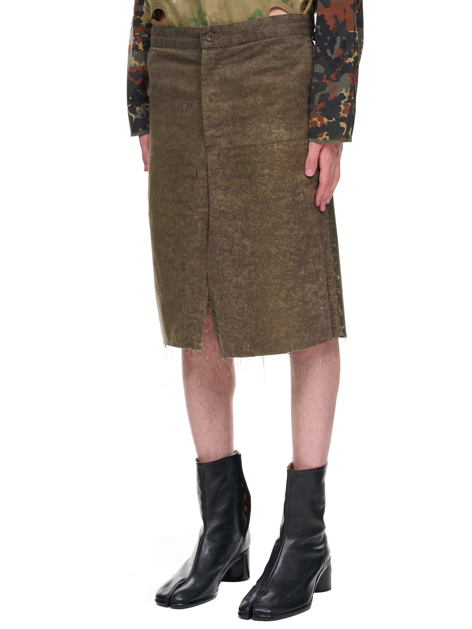 Deconstructed Skirt (PT2LL02P03-CAMO-MIX)