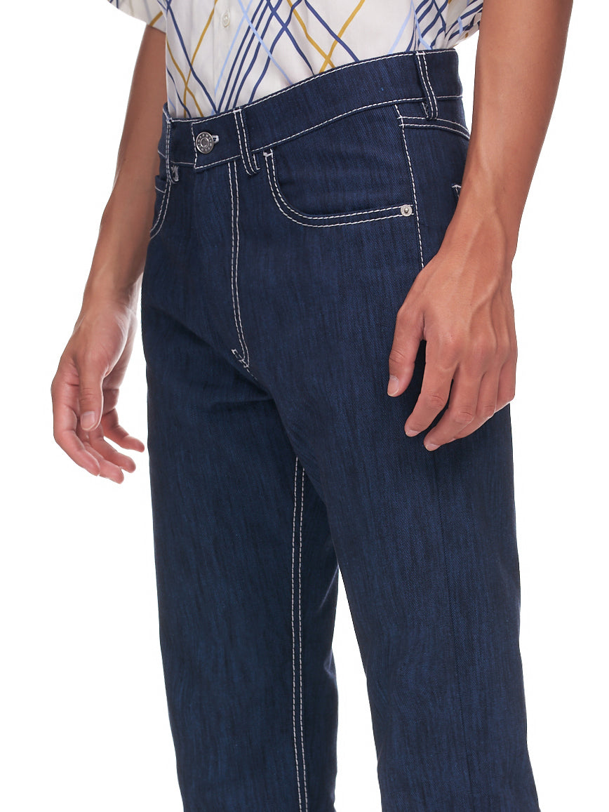 Cropped Jeans (PUJU0017A0-UTC181-00B50-IRIS-B)