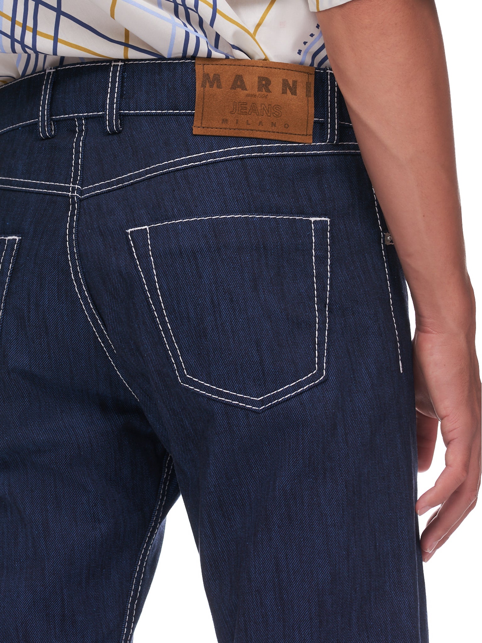 Cropped Jeans (PUJU0017A0-UTC181-00B50-IRIS-B)