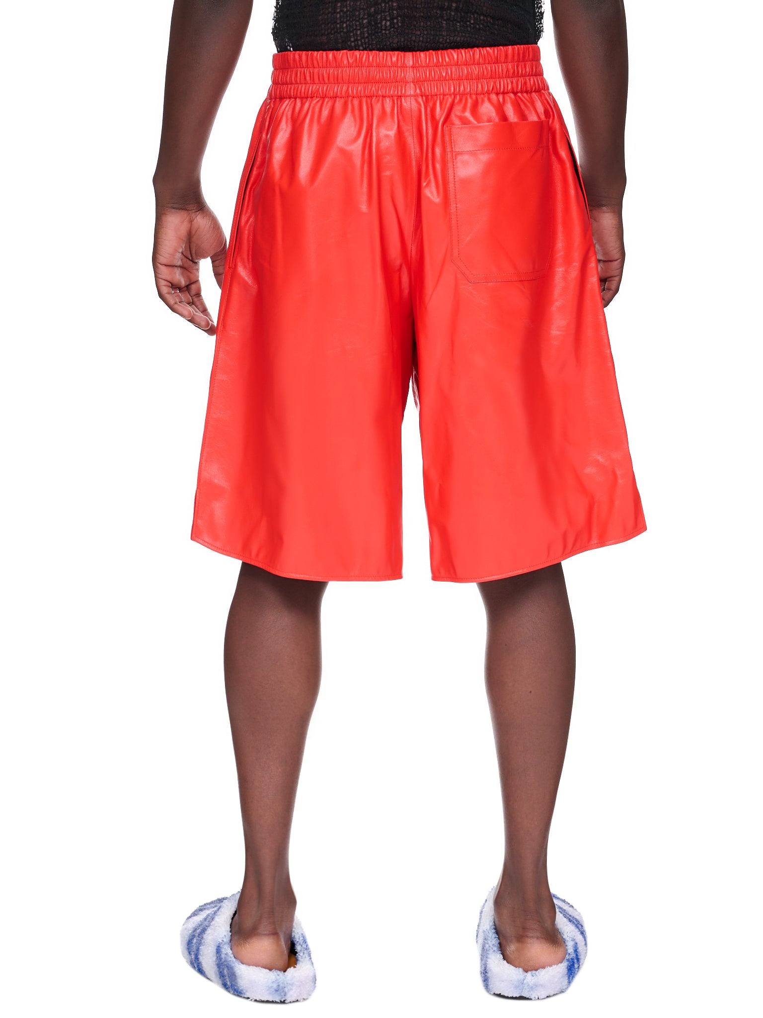 Naplack Bermuda Shorts (PUMY0022A0-ULA745-ORANGE-RED)