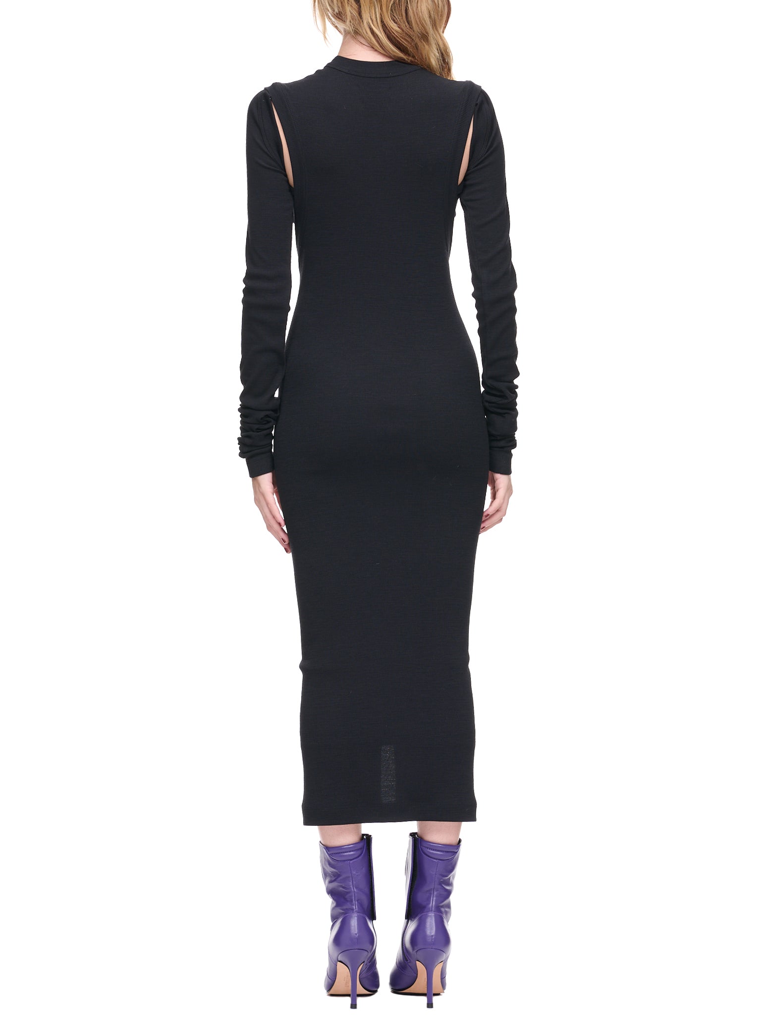 Two Layer Dress (Q517RW-BLACK)