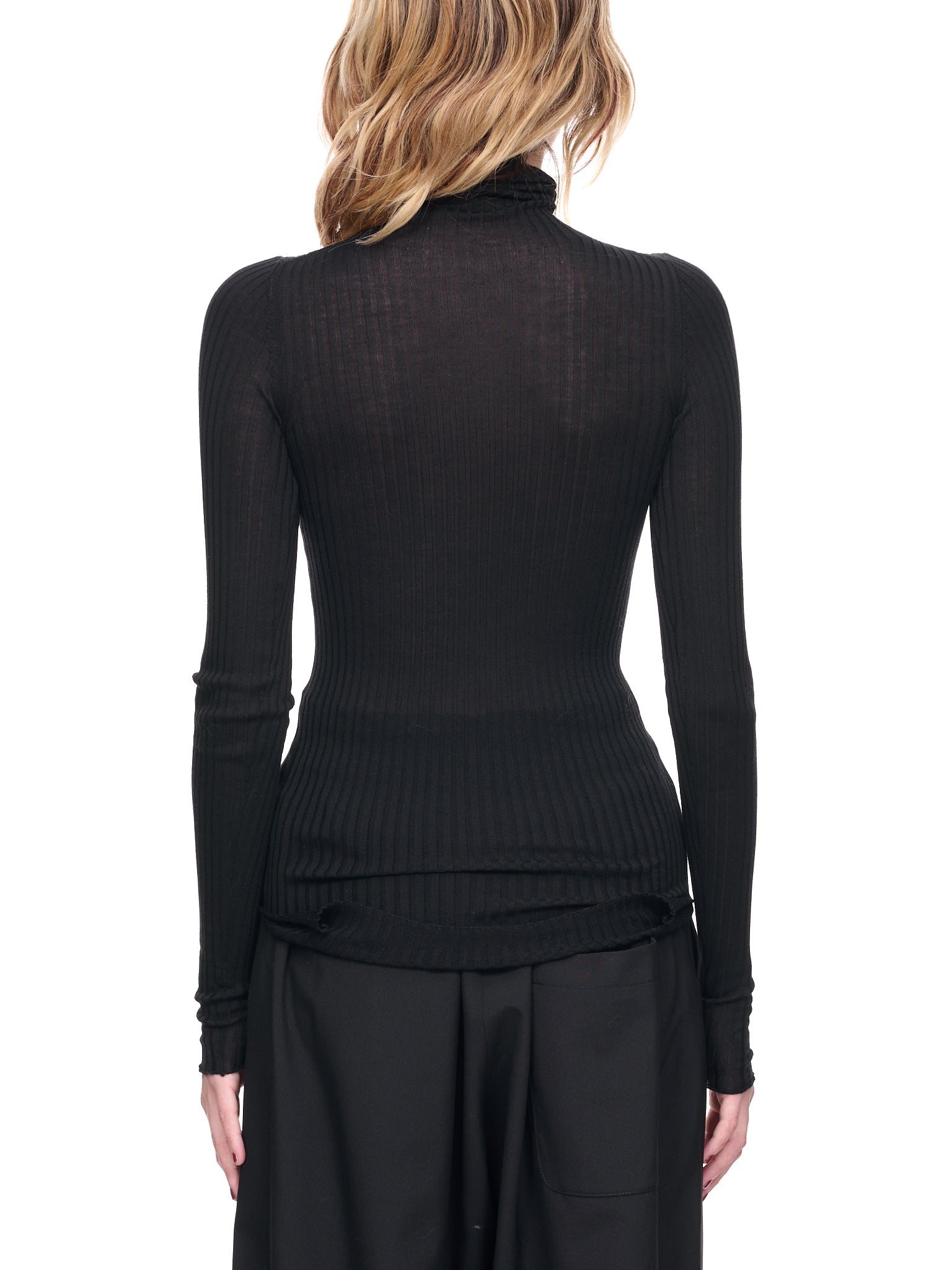 Vented Turtleneck (Q725WS-BLACK)