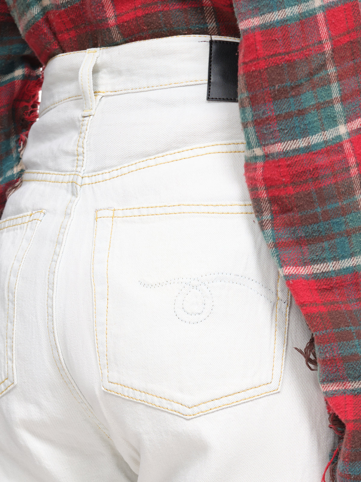 R13 Cropped Denim Jeans | H.Lorenzo - detail 2