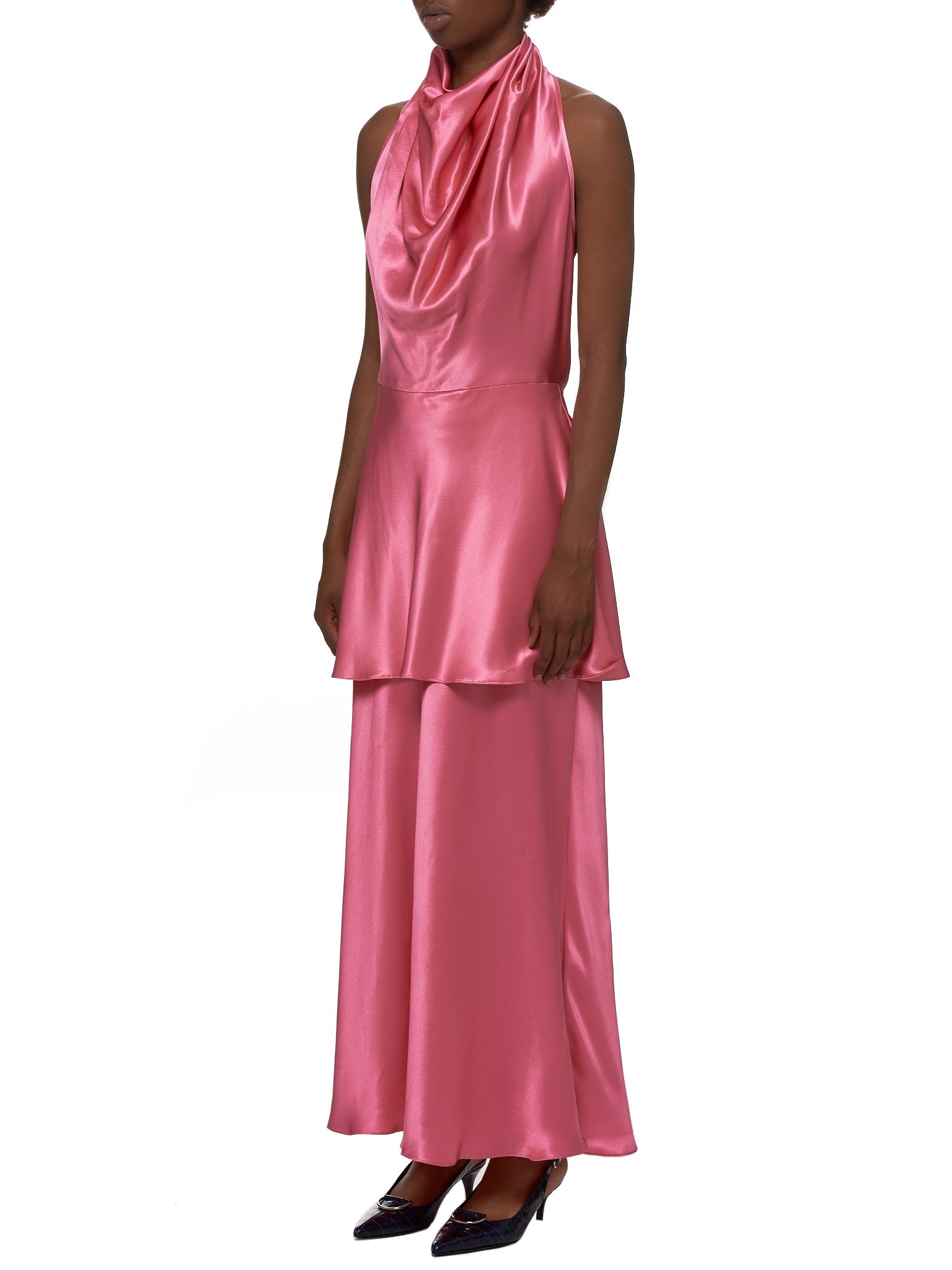 Rowen Rose Dress - Hlorenzo Side