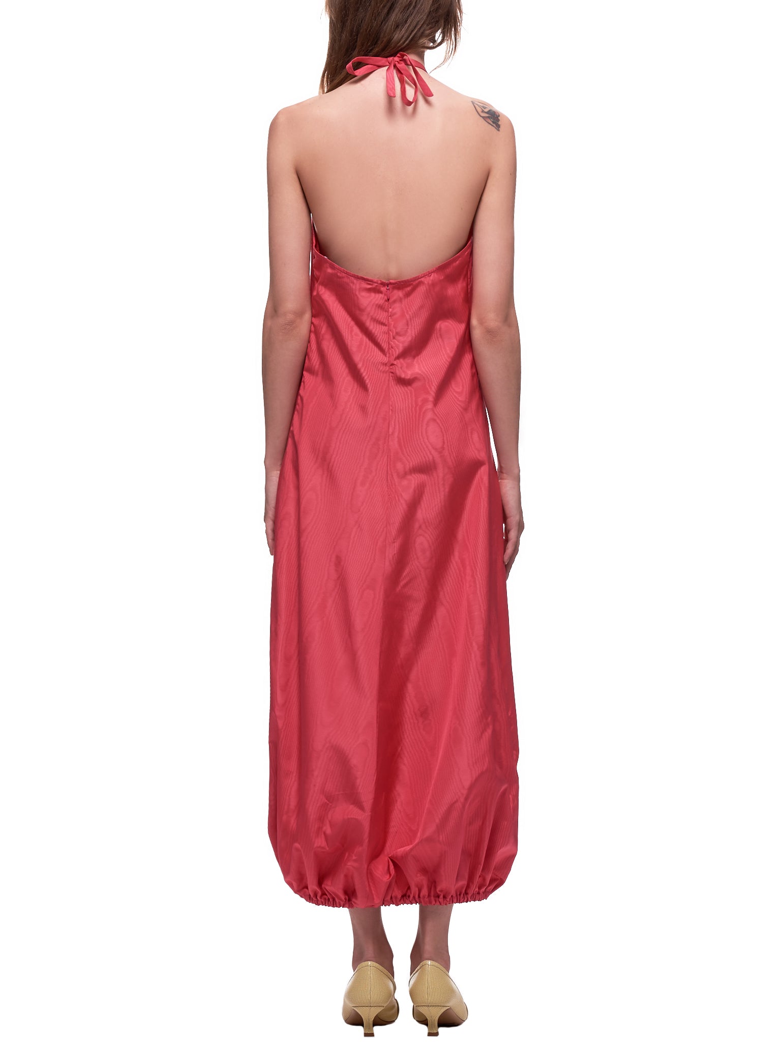 Moire Dress (RR086-DARK-PINK)