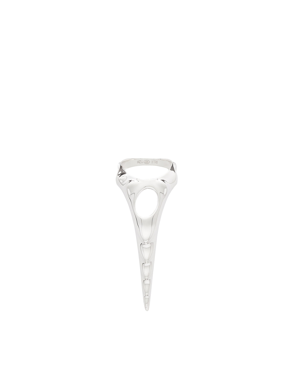 Bright Silver Claw Ring (RSS23AC01B-BRIGHT-SILVER)