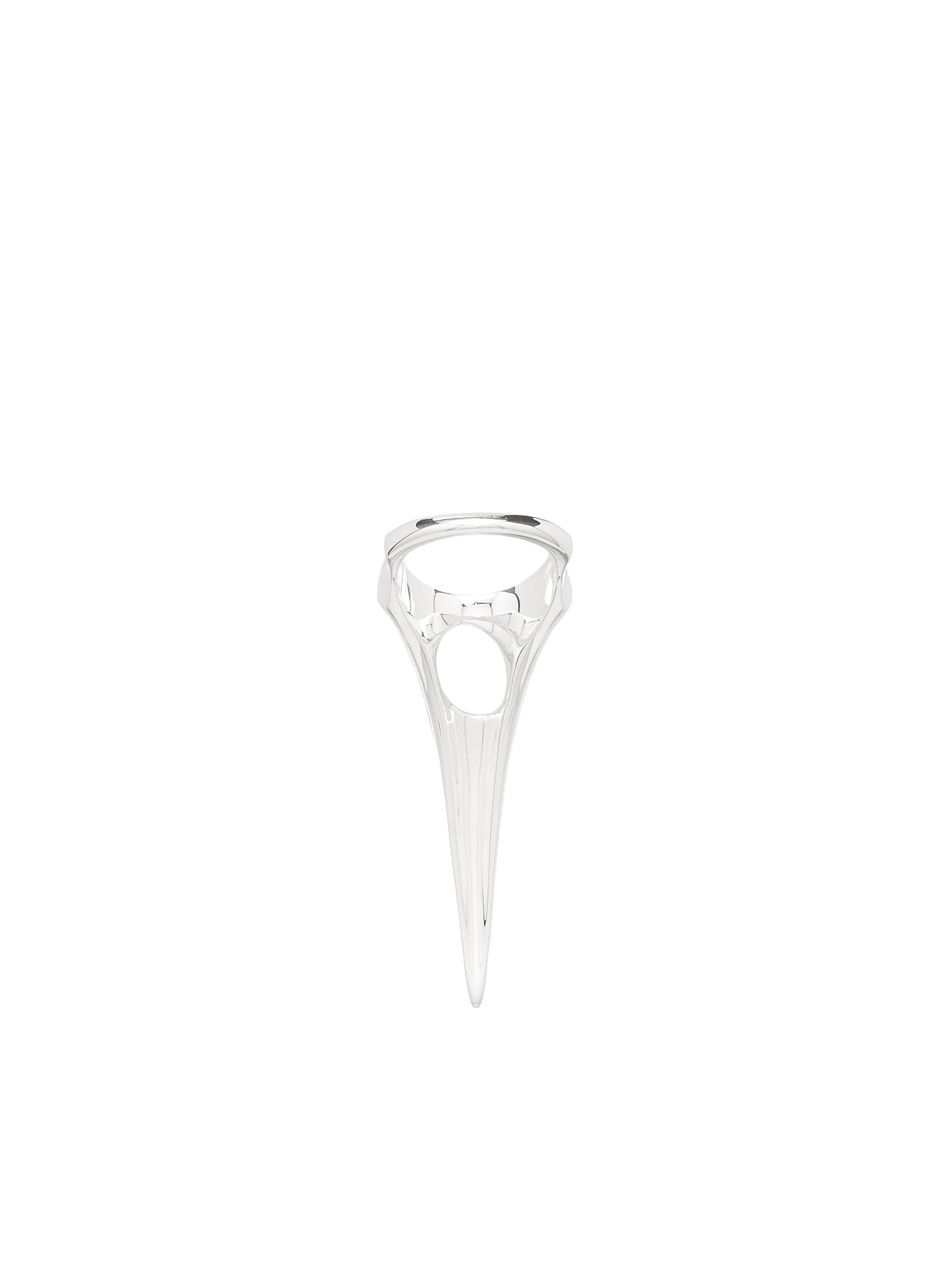 Bright Silver Claw Ring (RSS23AC01B-BRIGHT-SILVER)