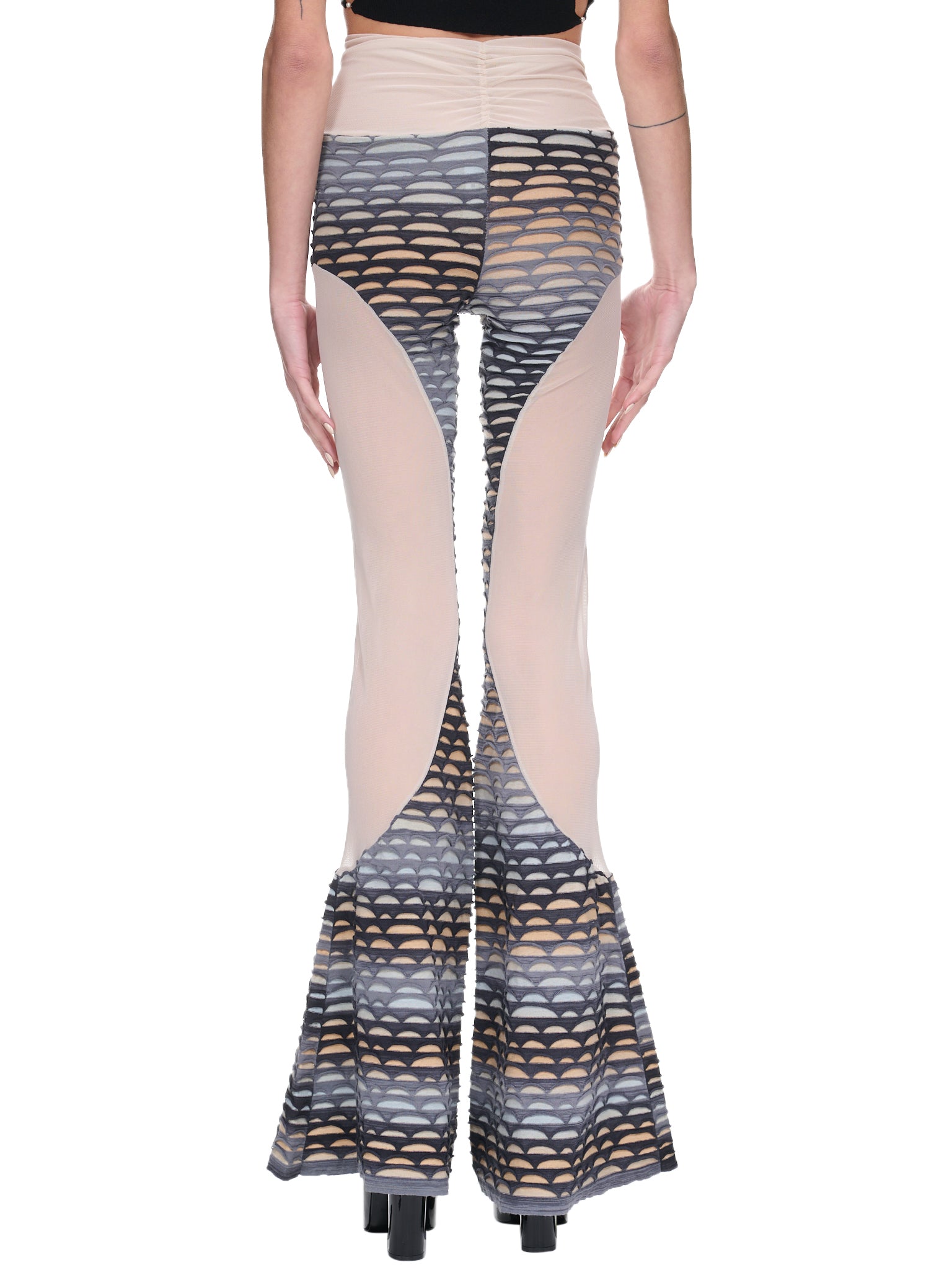 Mermaid Flared Trousers (RSS23KN06N-NIGHTFALL)