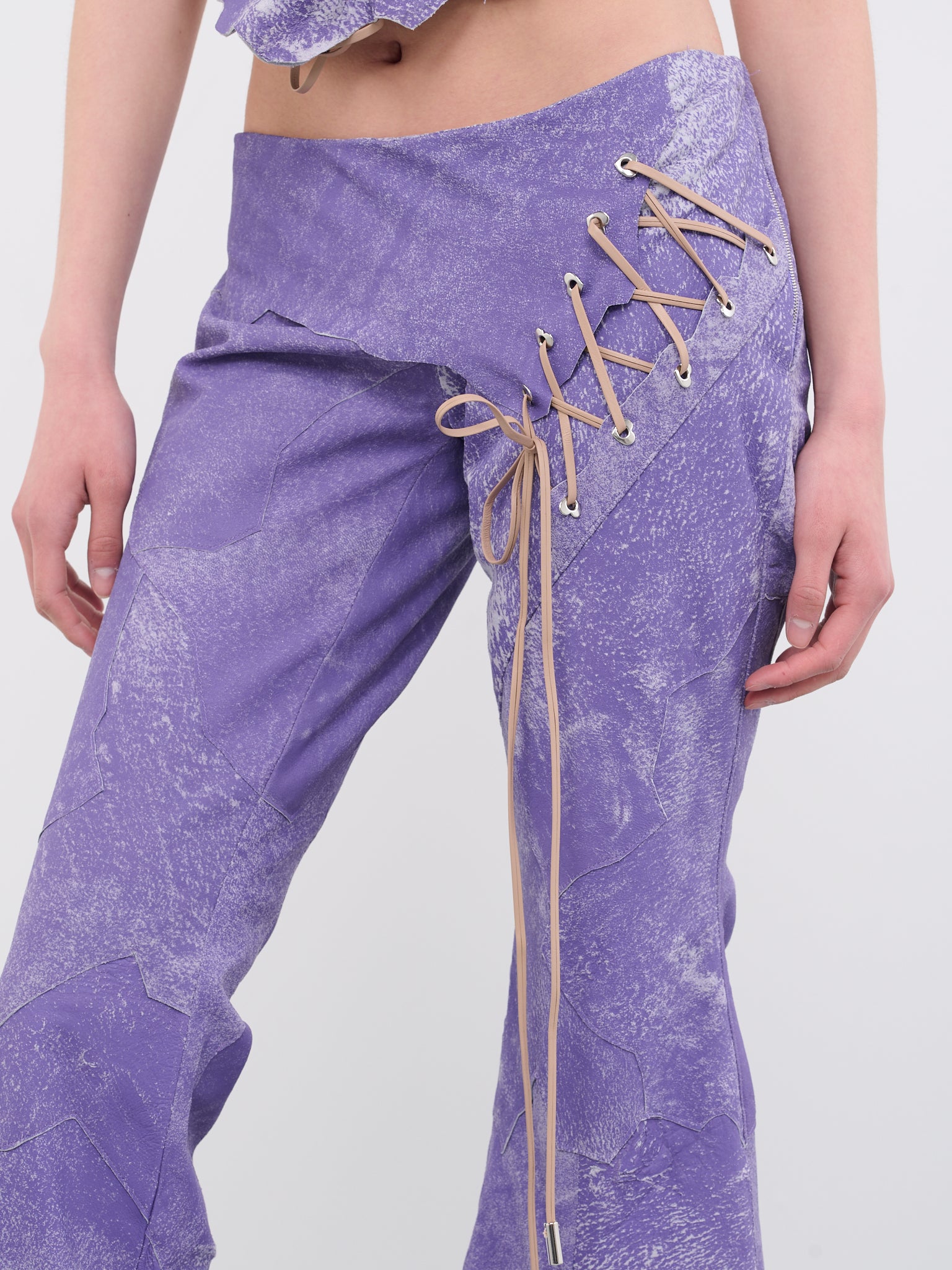 Tatjana Leather Trousers (RTW035-TATJANNA-POISON)