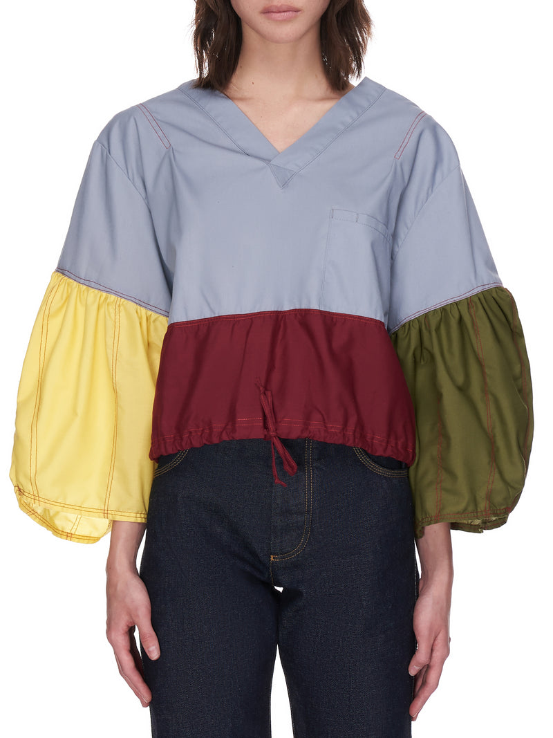 Maryam Nassir Zadeh Landscape Blouse | H. Lorenzo - front