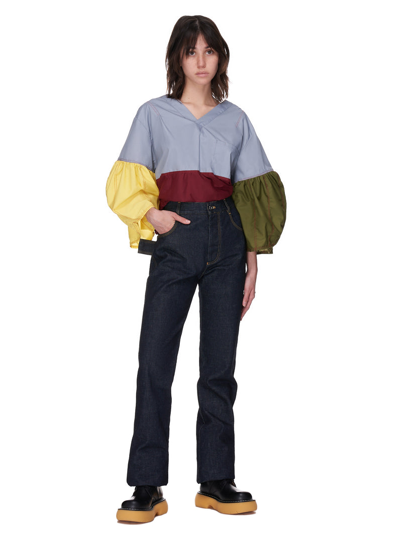 Maryam Nassir Zadeh Landscape Blouse | H. Lorenzo - styled 