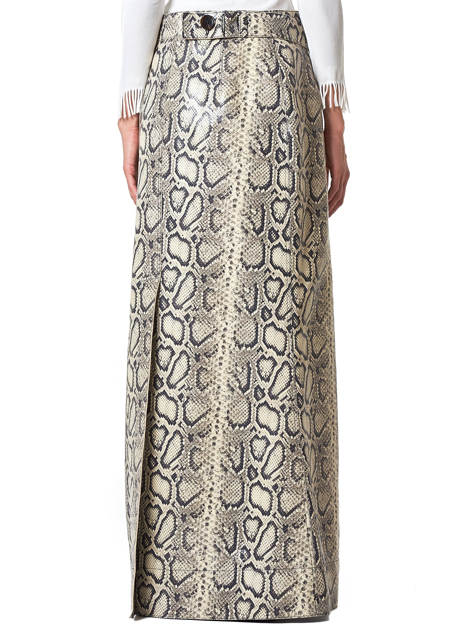 Python Wrap Skirt (S006-FP-NATURAL-WHITE)