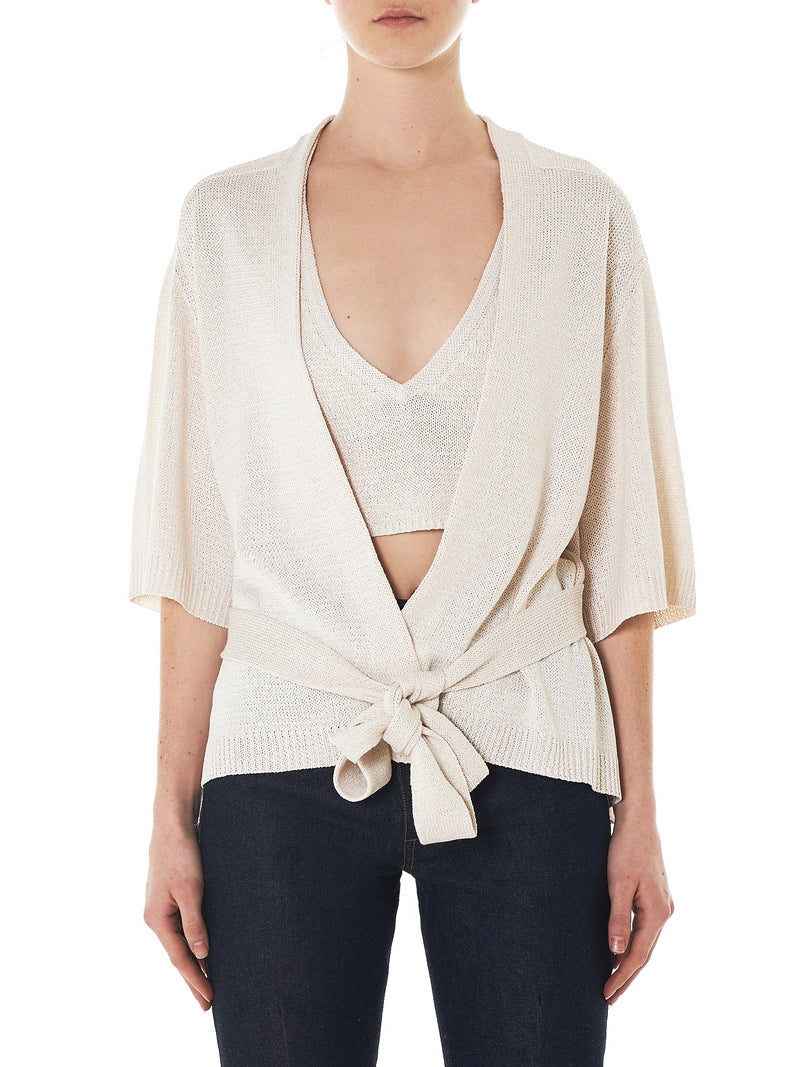 Knit Cardigan (S18-232-CREME)