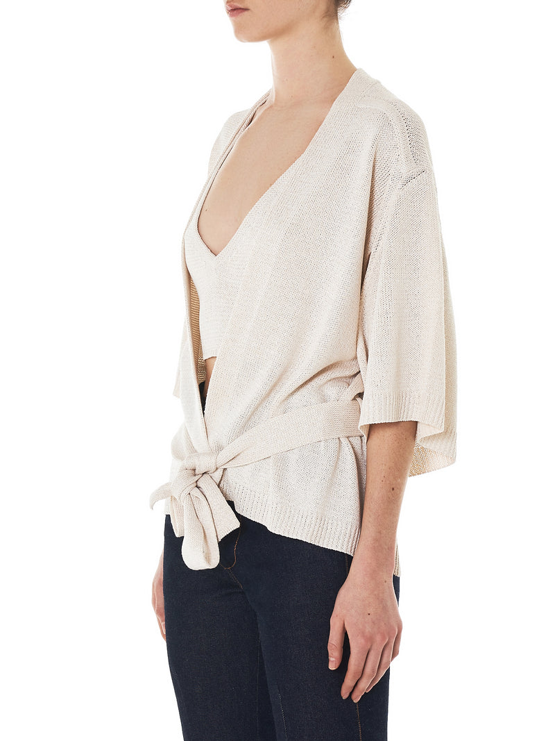Knit Cardigan (S18-232-CREME)