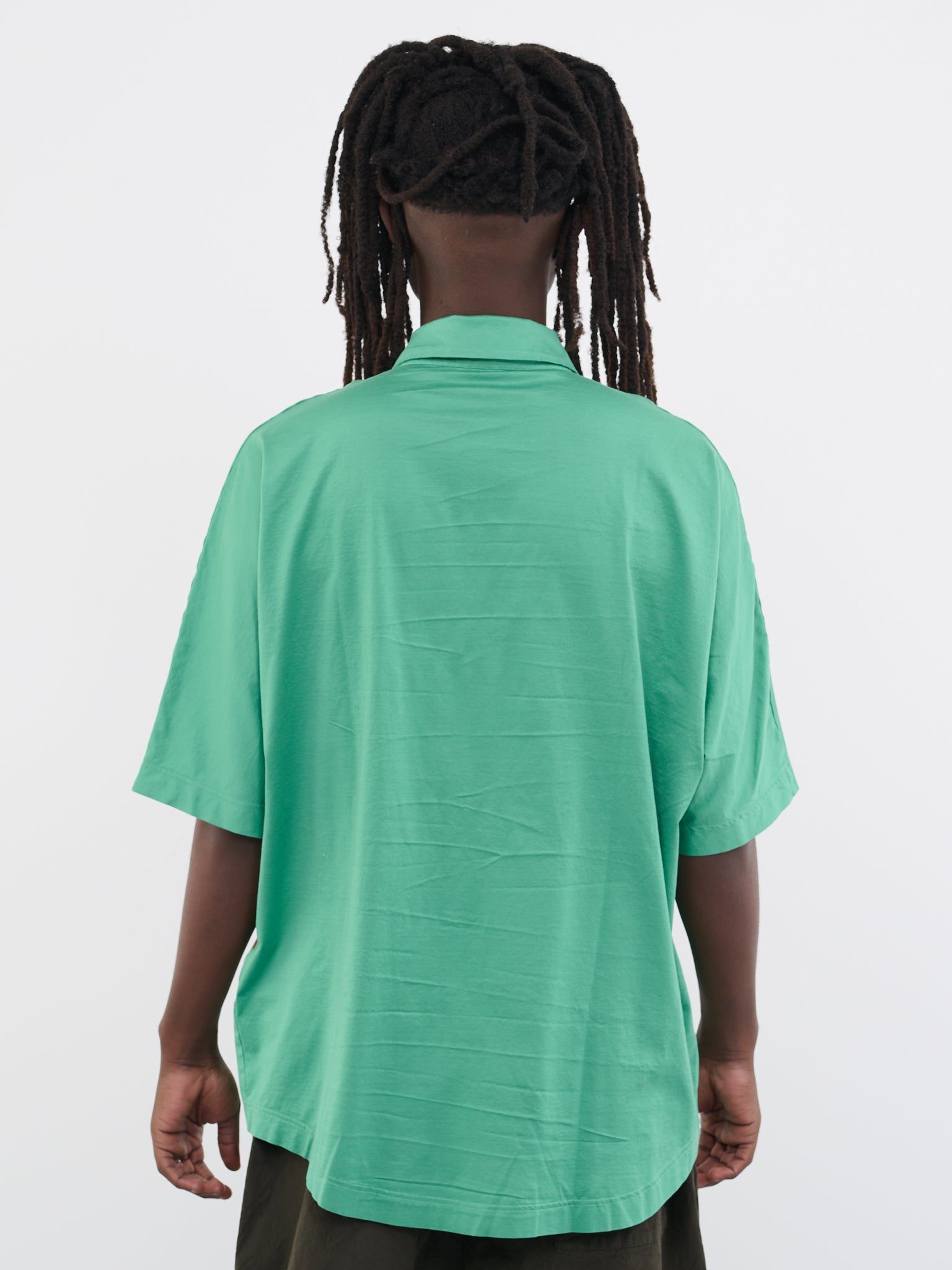 Silk Shirt (S20019-GREEN)