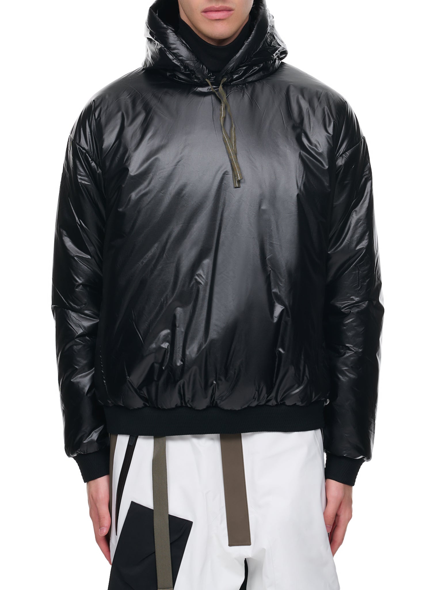 HD Nylon PrimaLoft® Insulated Hooded Jacket (S31-PX-BLACK)