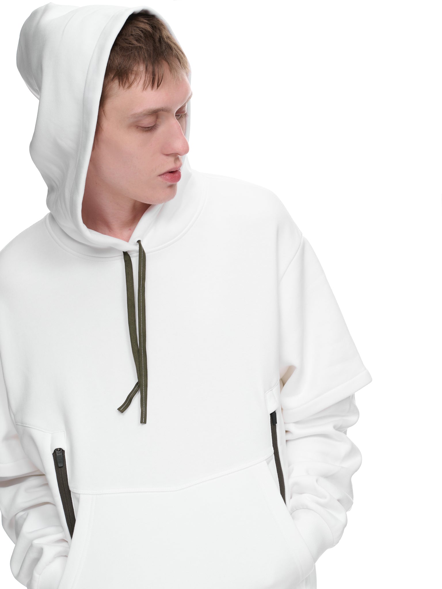 S34-PR Hooded Sweater (S34-PR-WHITE)
