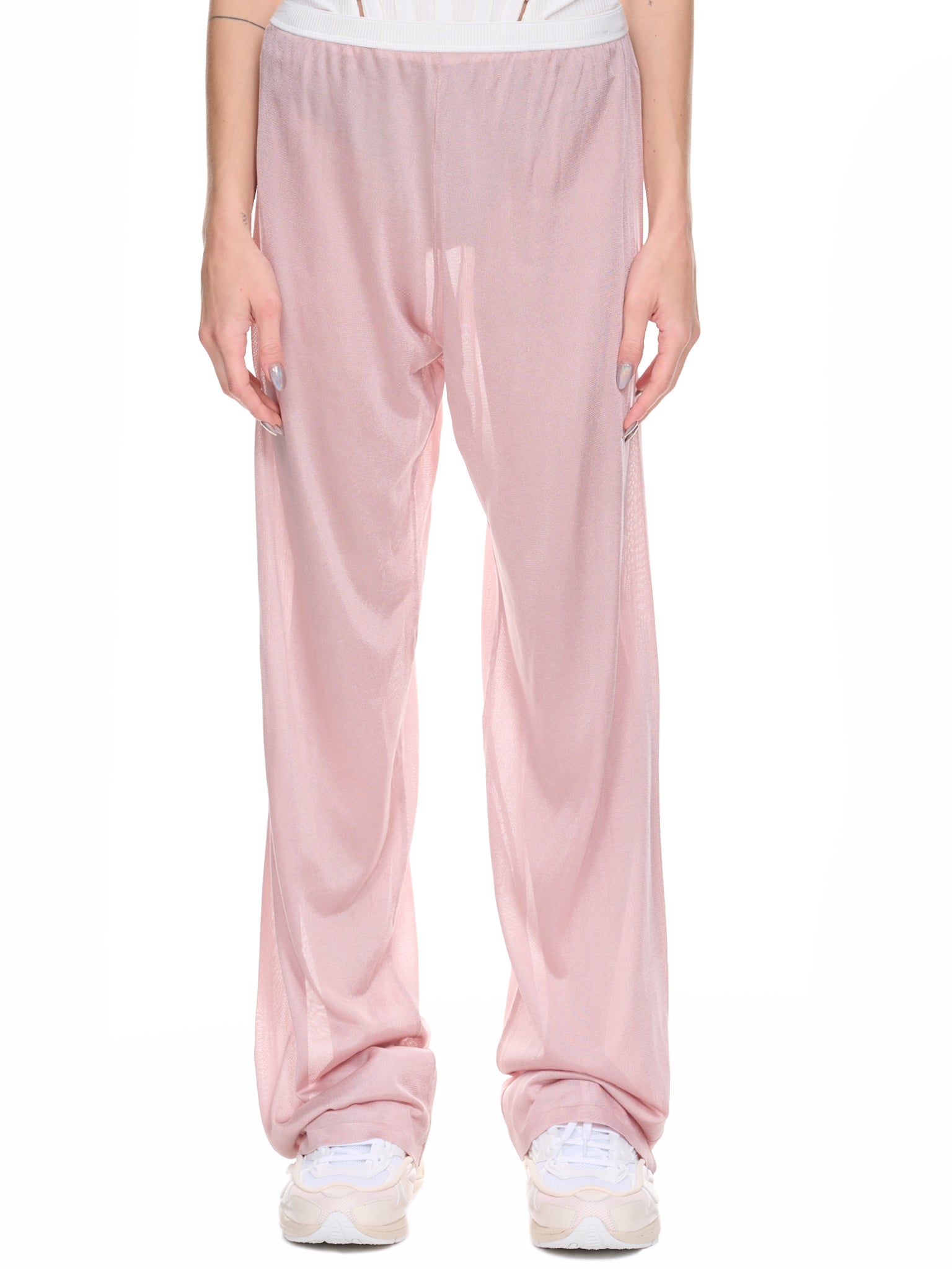 Metallic Knit Pants (S51KA0577-S18201-232-ROSE)