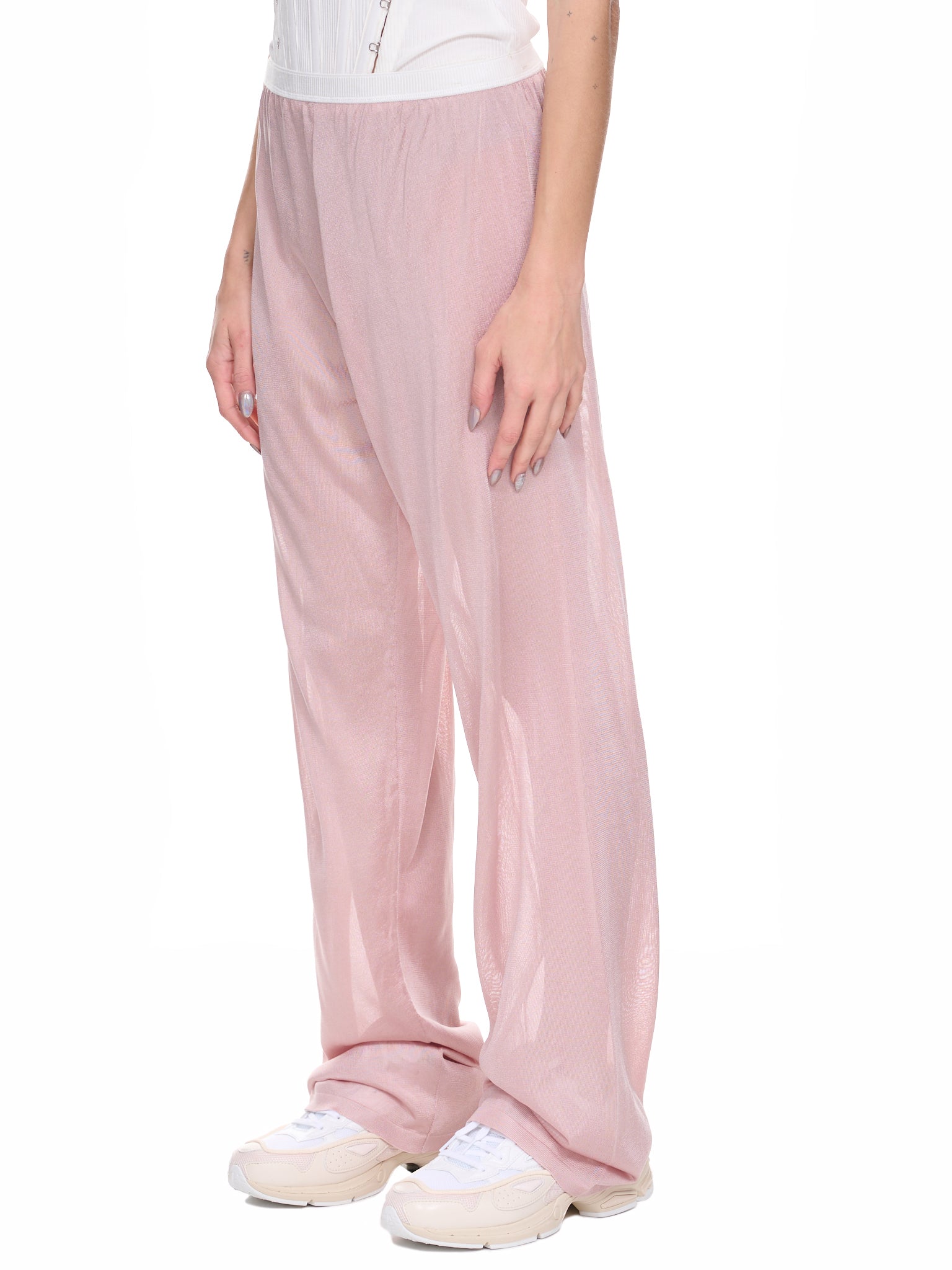 Metallic Knit Pants (S51KA0577-S18201-232-ROSE)