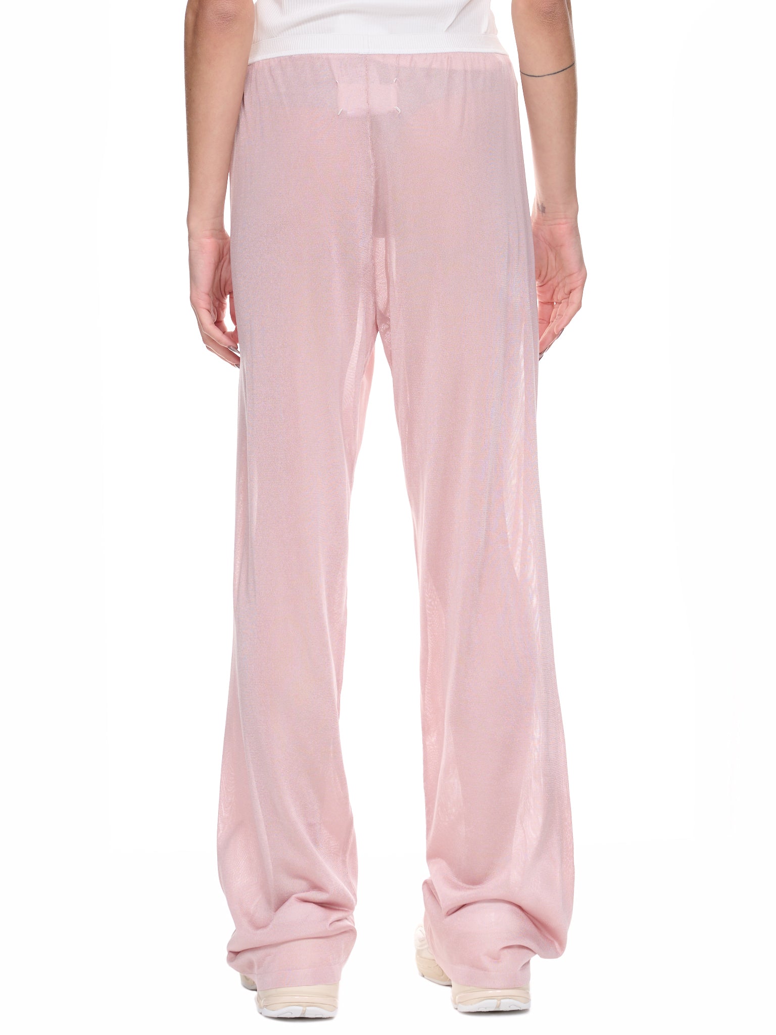 Metallic Knit Pants (S51KA0577-S18201-232-ROSE)