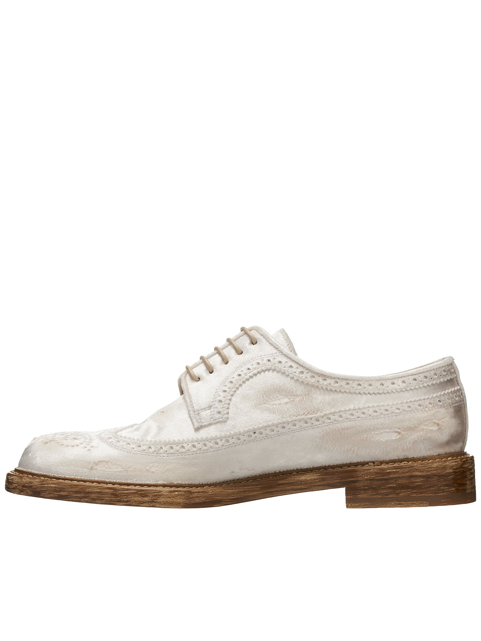 Velvet Oxford Shoes (S57WQ0184-P5394-T1019-VAPOROUS)