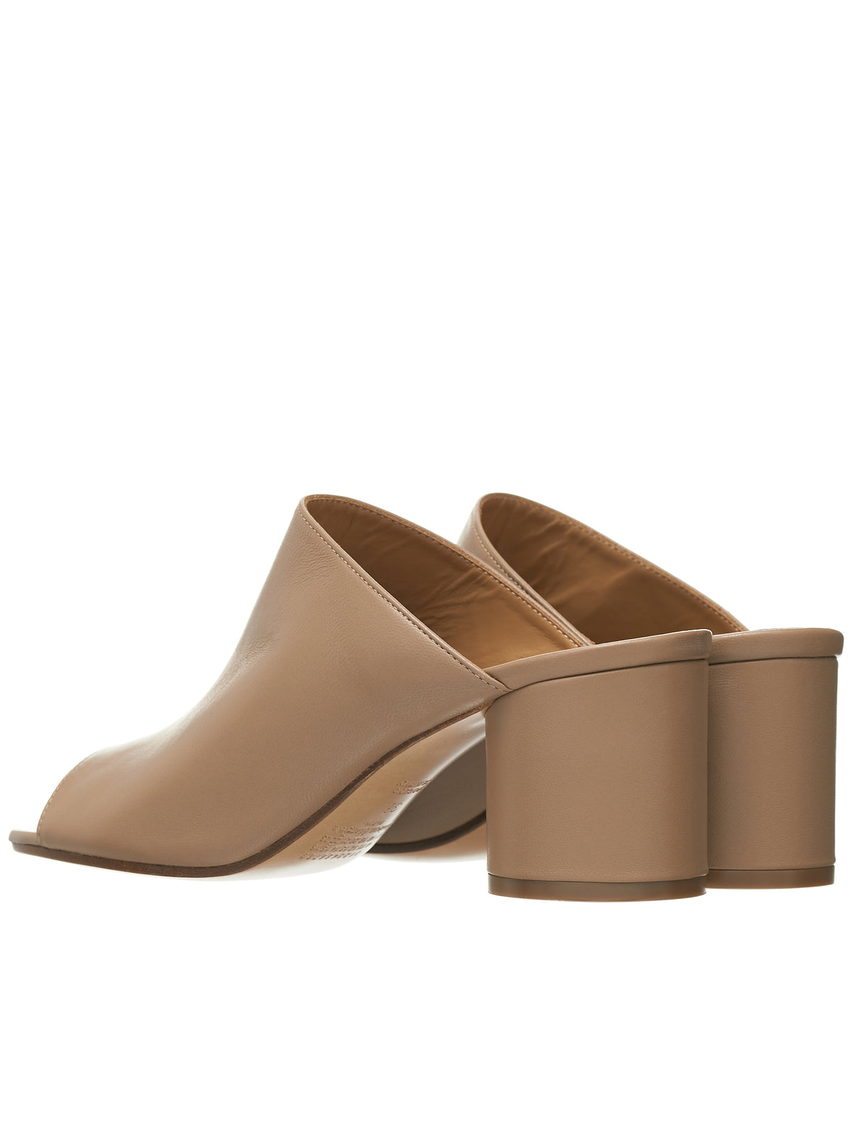 Tabi Heeled Mules (S58WP0246-PR869-T2172-CHAMOIS)