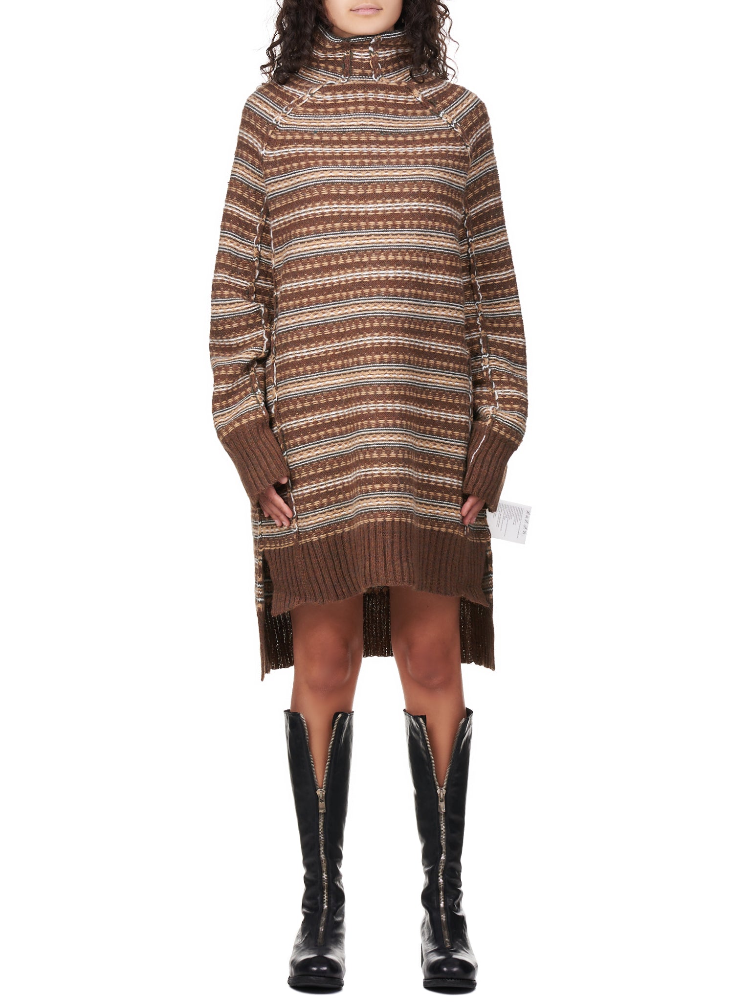 Maison Margiela MM6 Reversed Turtleneck Sweater Dress | H. Lorenzo - front
